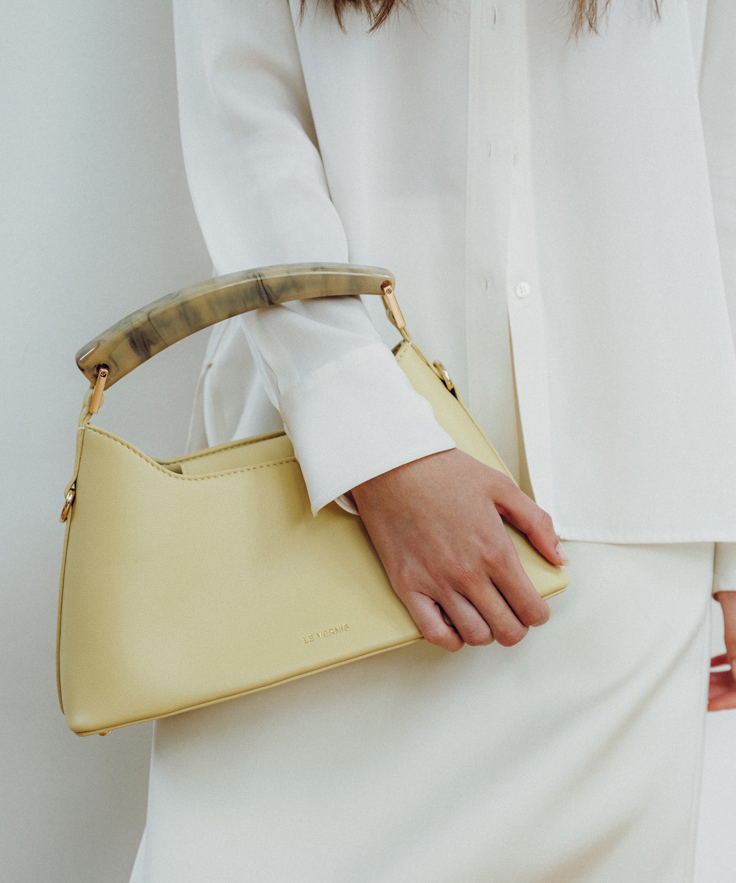 LES BAUX　希少品 LE VERNIS] Marble horn SQ bag | CASSELINI ONLINE SHOP