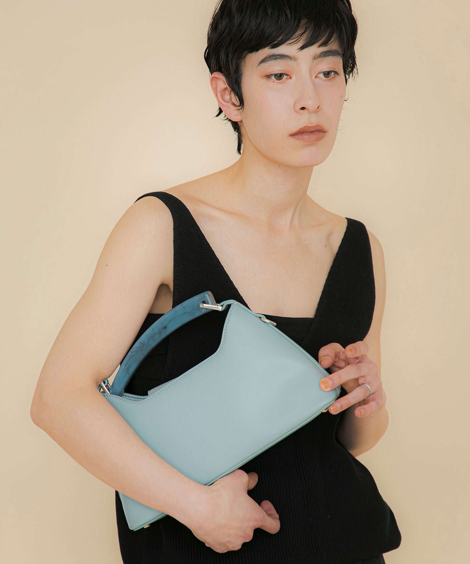 LE VERNIS] Marble horn SQ bag | CASSELINI ONLINE SHOP