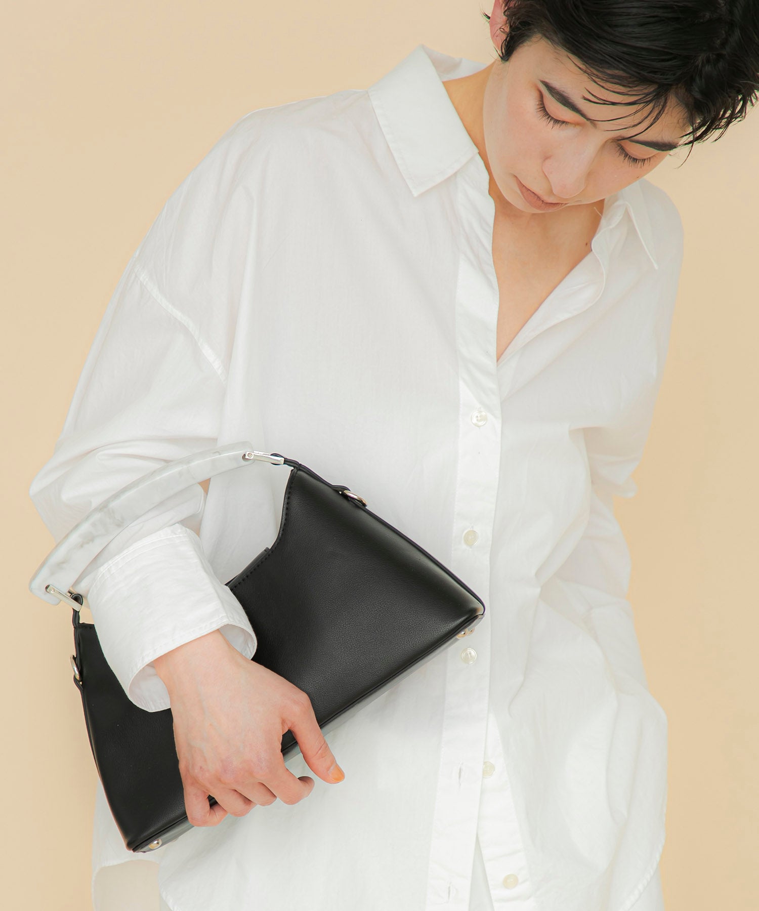 LE VERNIS] Marble horn SQ bag | CASSELINI ONLINE SHOP