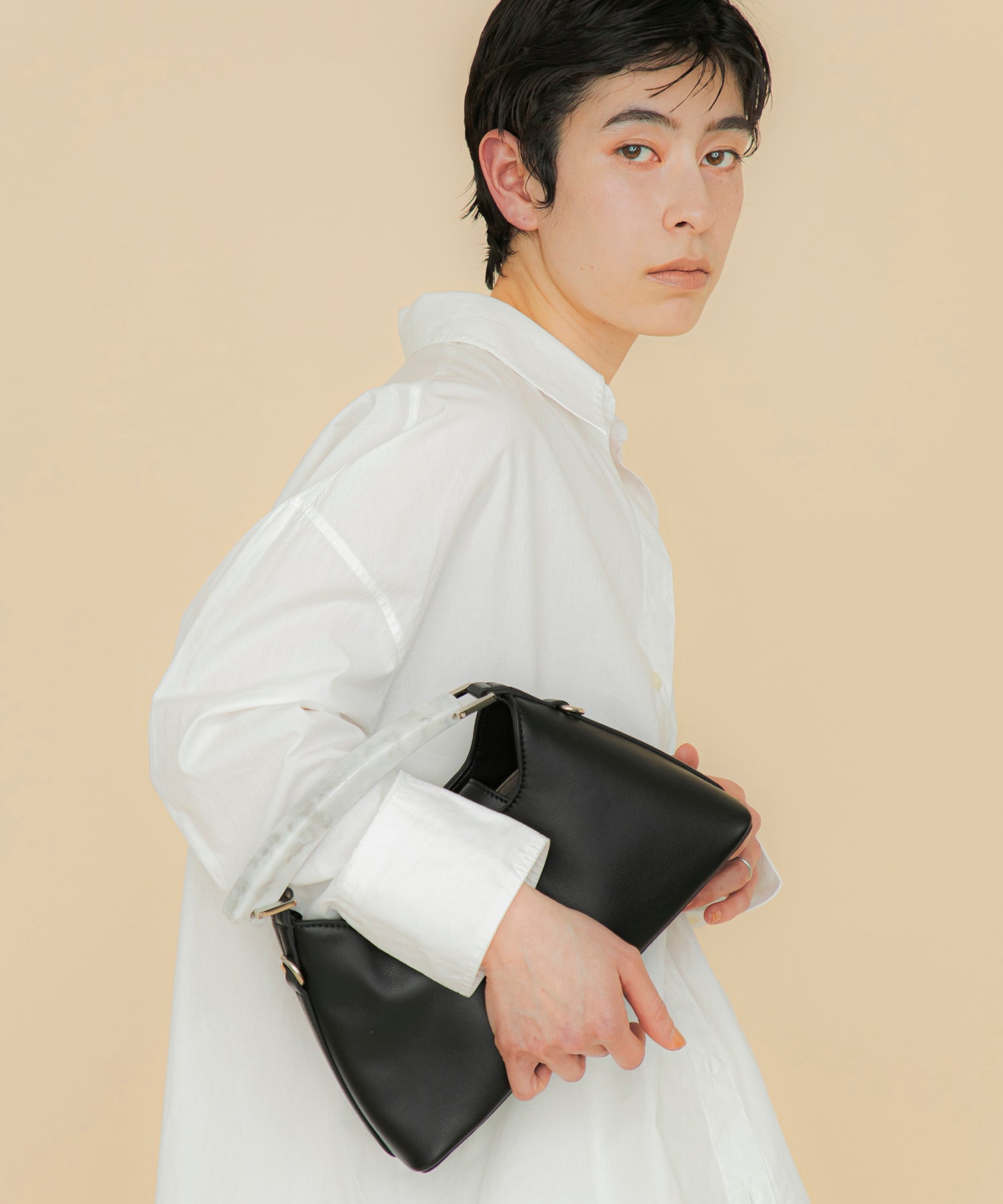 LE VERNIS] Marble horn SQ bag | CASSELINI ONLINE SHOP