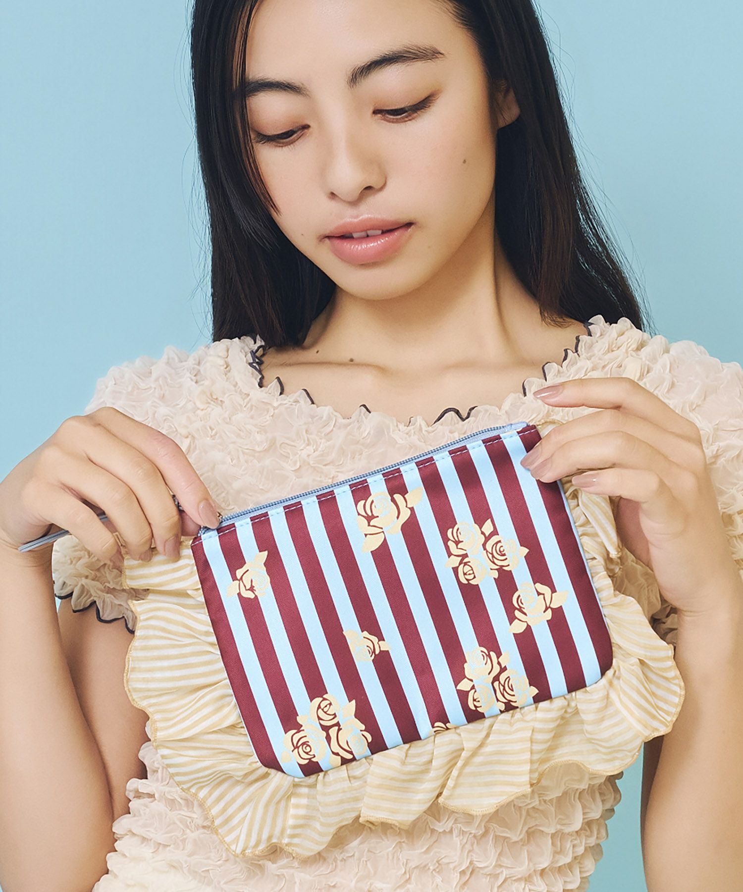Casselini(キャセリーニ)花柄プリントポーチ | CASSELINI ONLINE SHOP