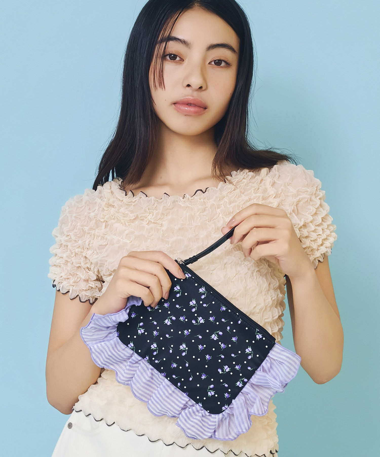 Casselini(キャセリーニ)花柄プリントポーチ | CASSELINI ONLINE SHOP