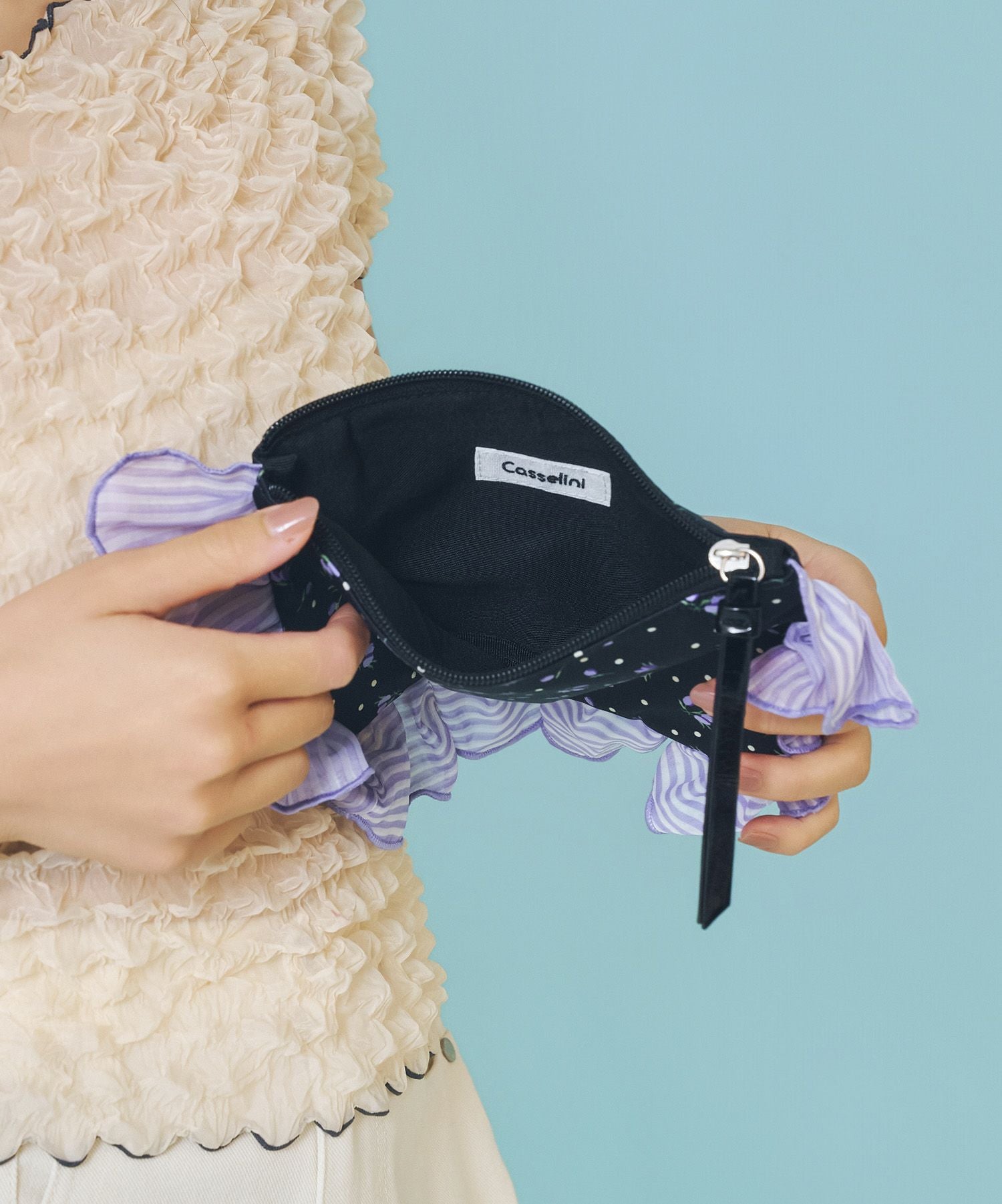 Casselini(キャセリーニ)花柄プリントポーチ | CASSELINI ONLINE SHOP