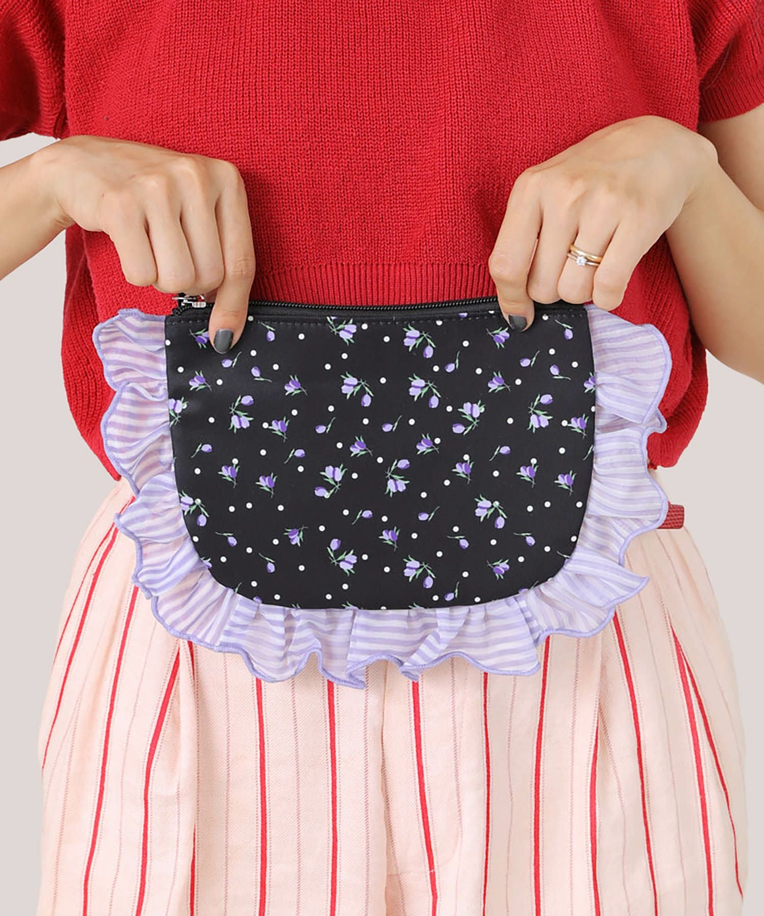 Casselini(キャセリーニ)花柄プリントポーチ | CASSELINI ONLINE SHOP