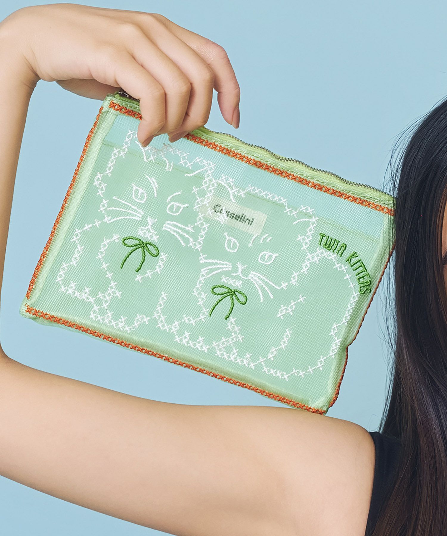 Casselini(キャセリーニ)チュール刺繍ポーチ | CASSELINI ONLINE SHOP
