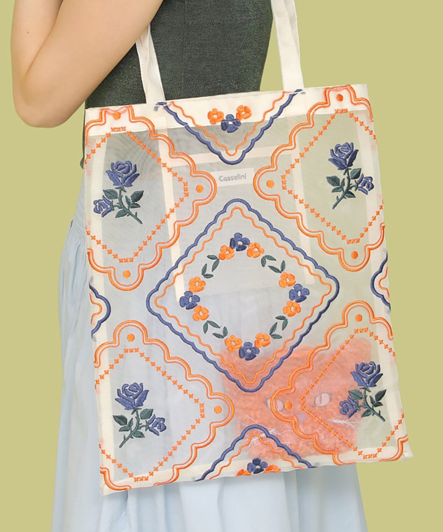 Casselini(キャセリーニ)チュール刺繍トート | CASSELINI ONLINE SHOP