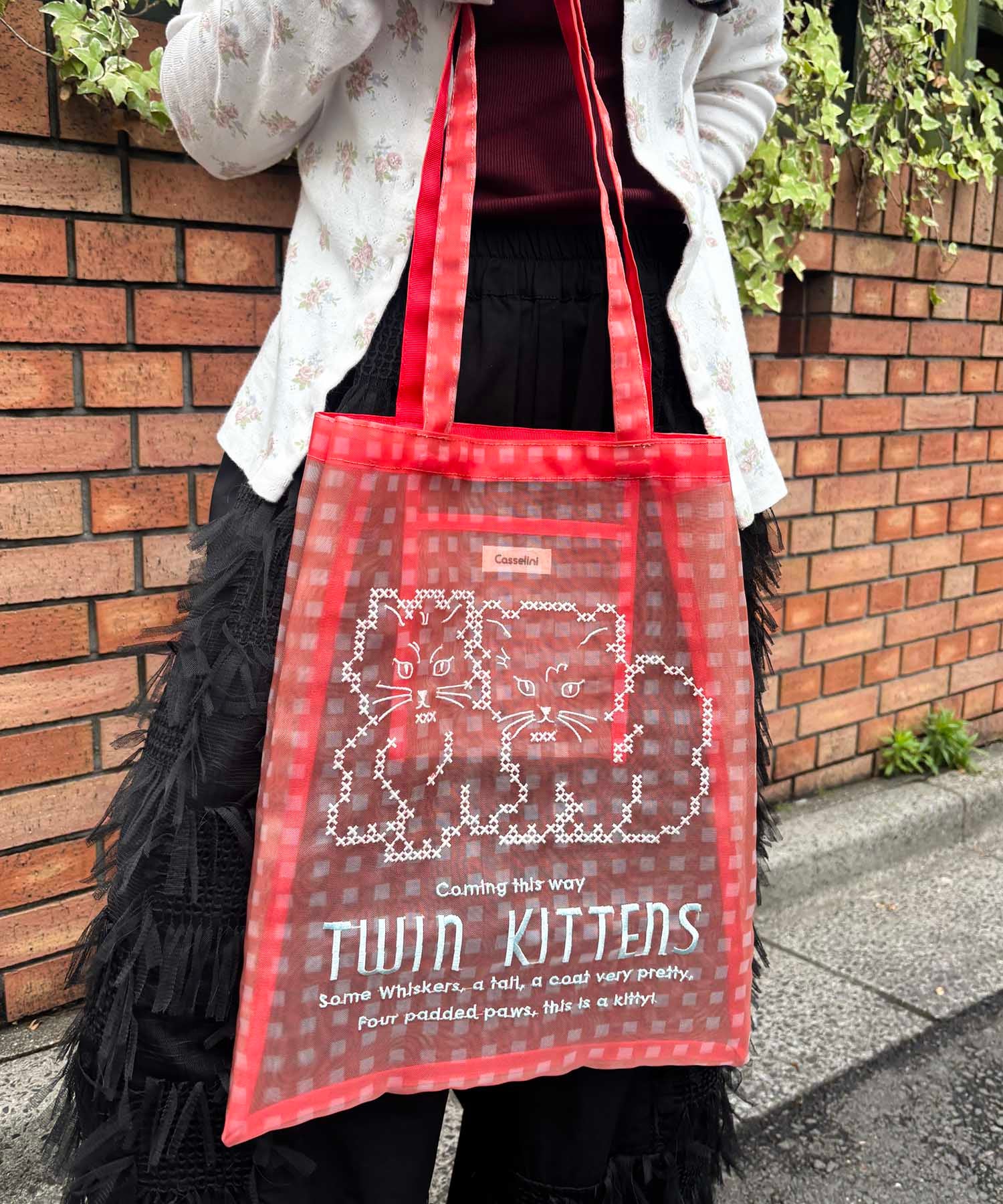 Casselini(キャセリーニ)チュール刺繍トート | CASSELINI ONLINE SHOP