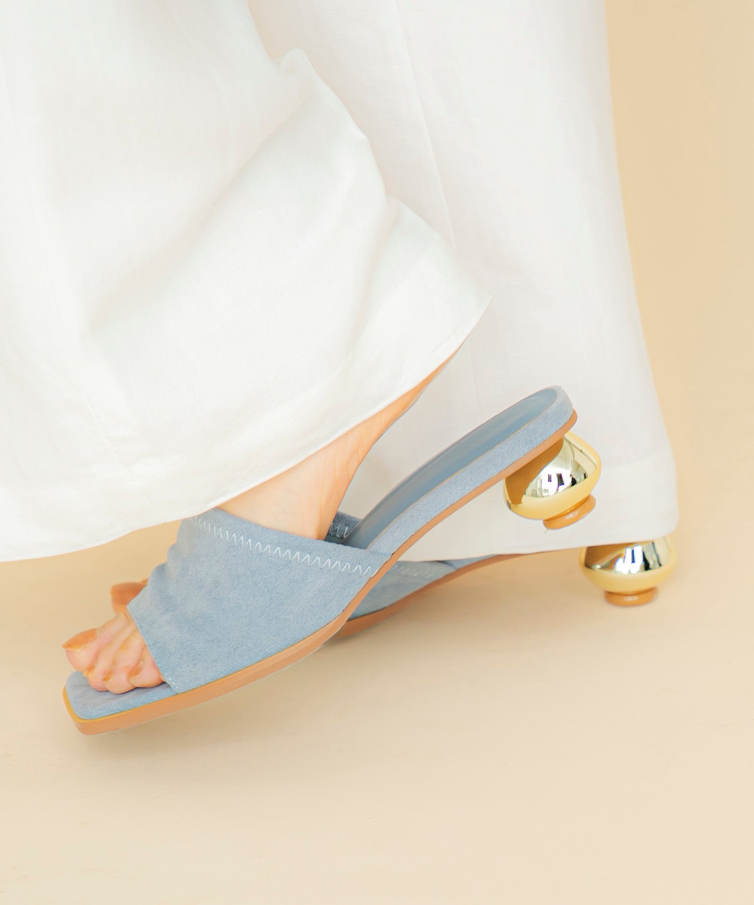 LE VERNIS] Metal heel sandals | CASSELINI ONLINE SHOP