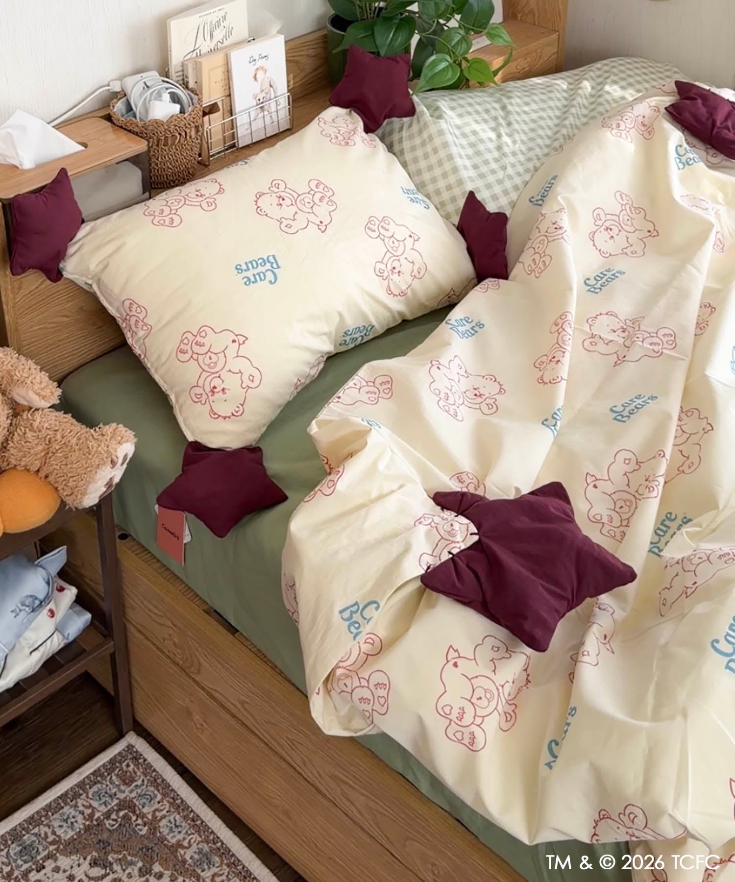 Casselini HOME(キャセリーニ ホーム)【Care Bears™】枕カバー