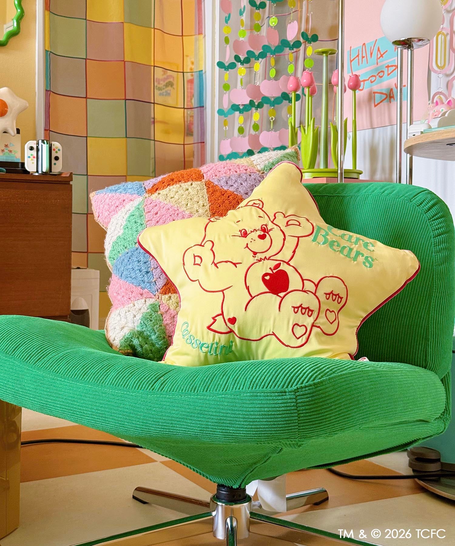 Casselini HOME(キャセリーニ ホーム)【Care Bears™】クッション