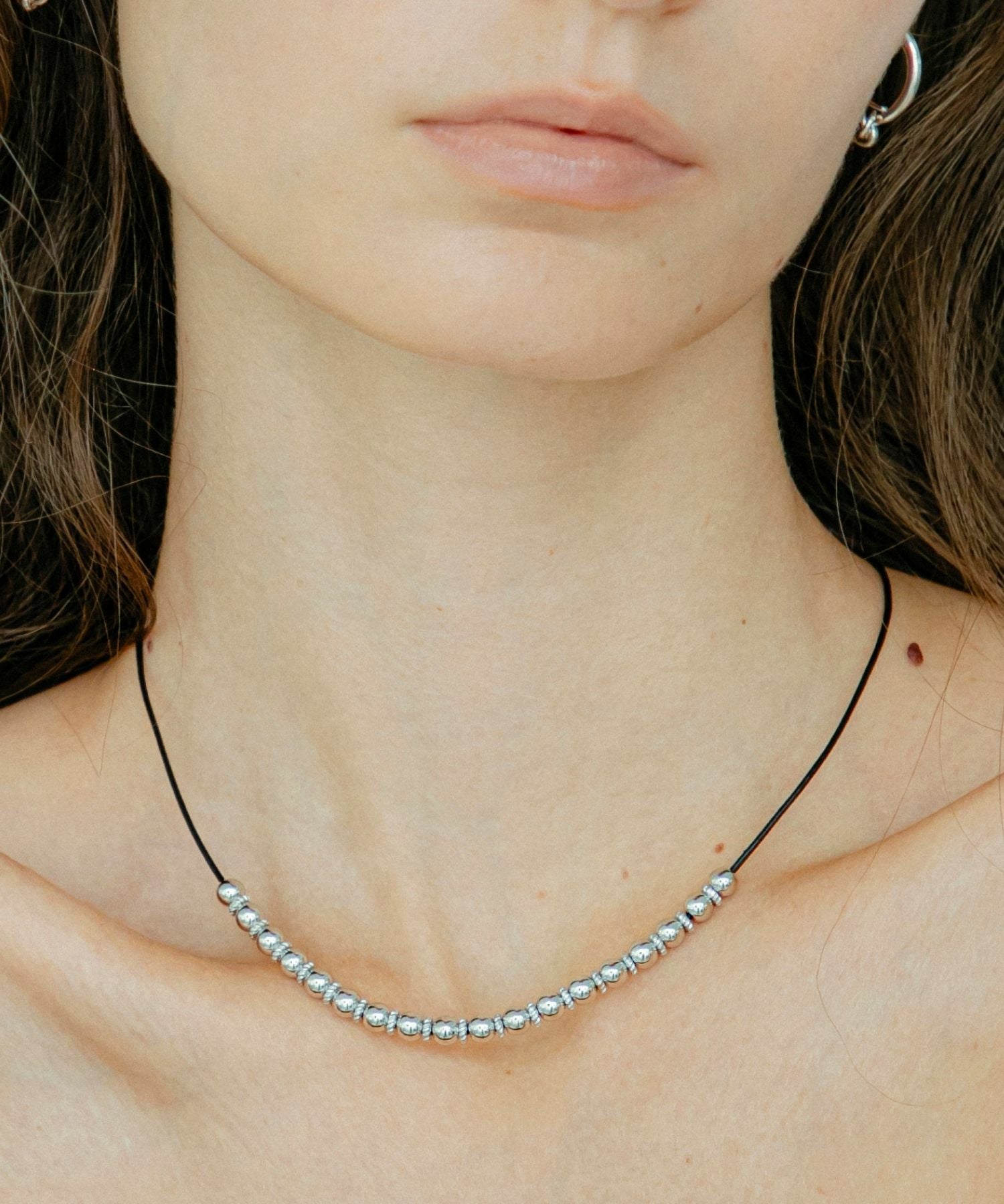 LAPUIS] Metal beads choker | CASSELINI ONLINE SHOP