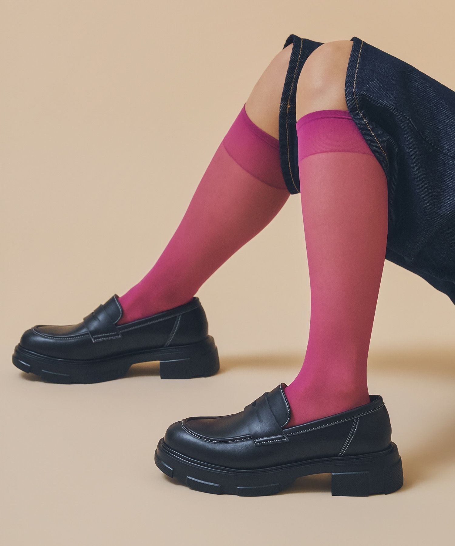 Casselini(キャセリーニ)【HARUTA×Casselini】Contrast Stitch Loafer