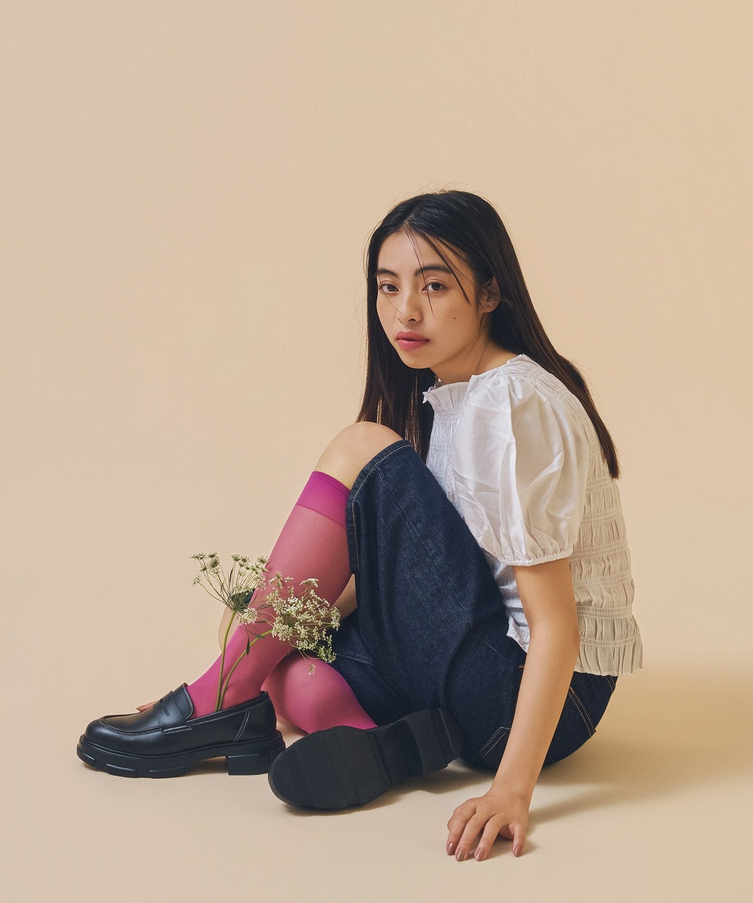 Casselini(キャセリーニ)【HARUTA×Casselini】Contrast Stitch Loafer