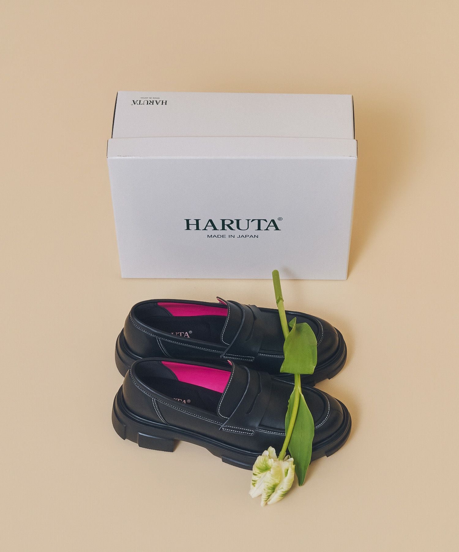 Casselini(キャセリーニ)【HARUTA×Casselini】Contrast Stitch Loafer