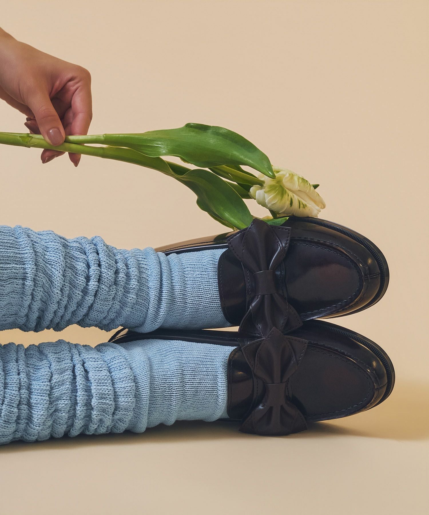 Casselini(キャセリーニ)【HARUTA×Casselini】Ribbon Detail Loafer