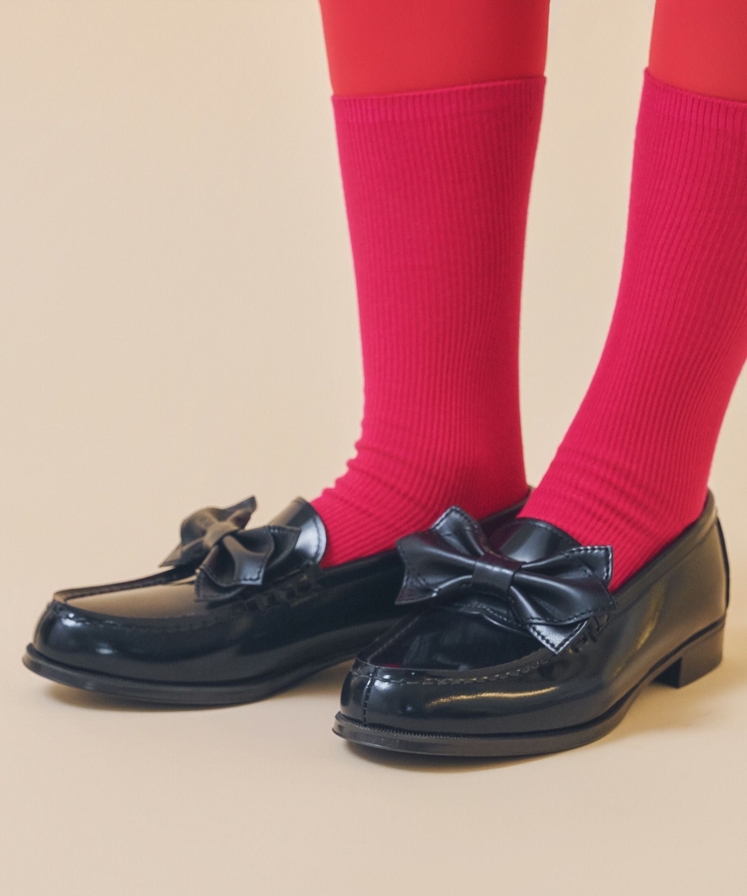 Casselini(キャセリーニ)【HARUTA×Casselini】Ribbon Detail Loafer