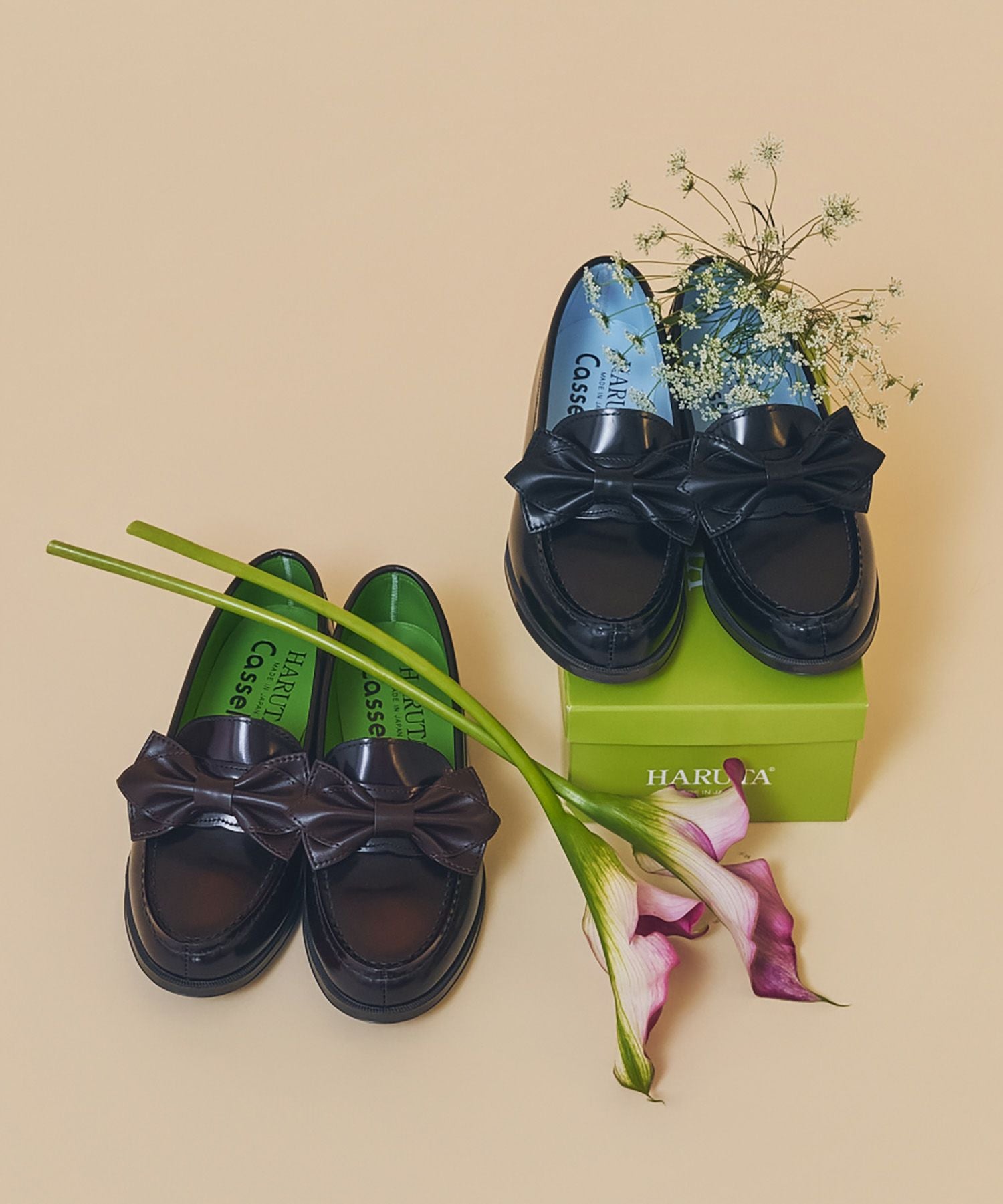 Casselini(キャセリーニ)【HARUTA×Casselini】Ribbon Detail Loafer