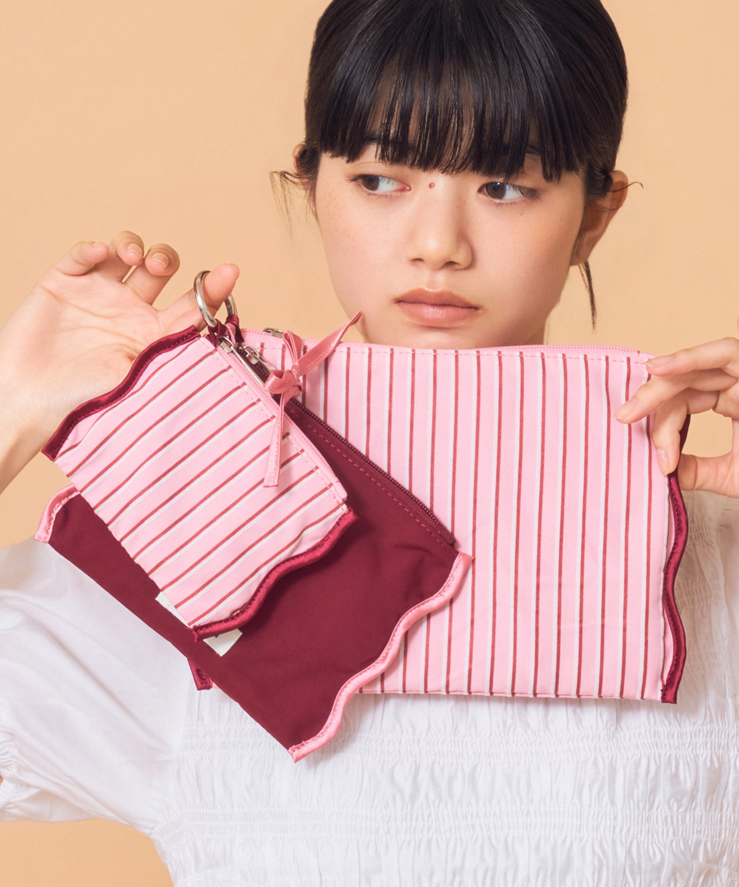 Casselini(キャセリーニ)ストライプポーチセット | CASSELINI ONLINE SHOP