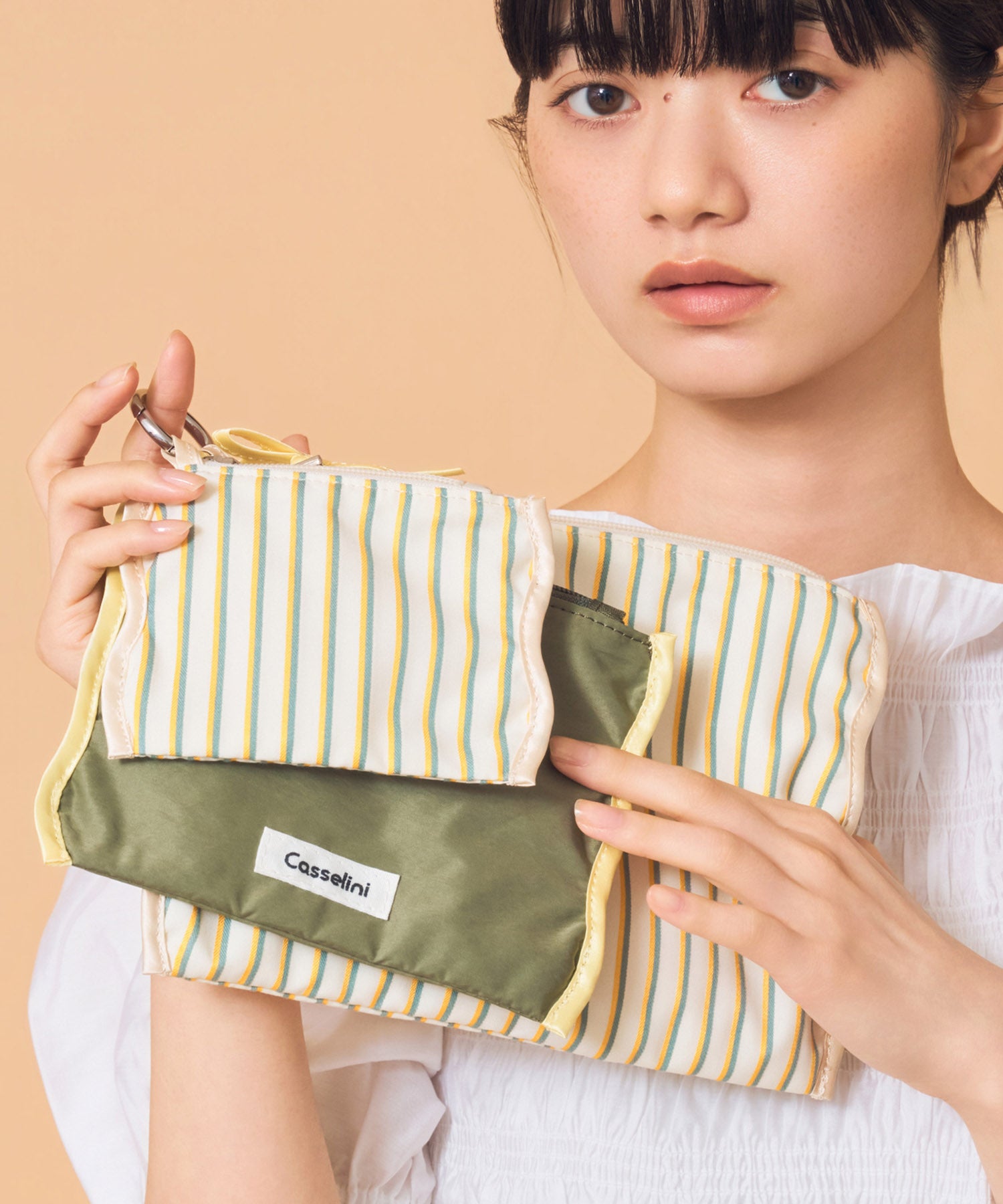 Casselini(キャセリーニ)ストライプポーチセット | CASSELINI ONLINE SHOP