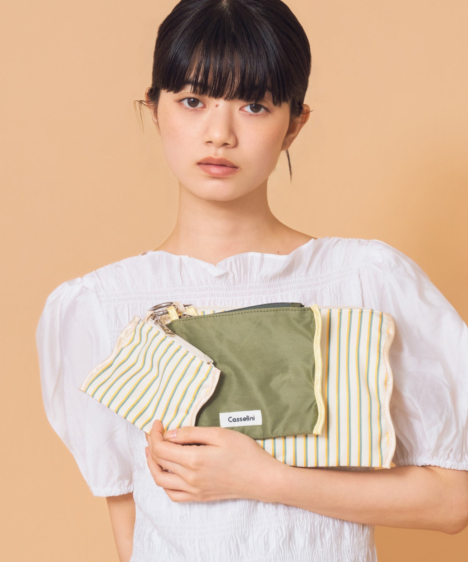 Casselini(キャセリーニ)ストライプポーチセット | CASSELINI ONLINE SHOP