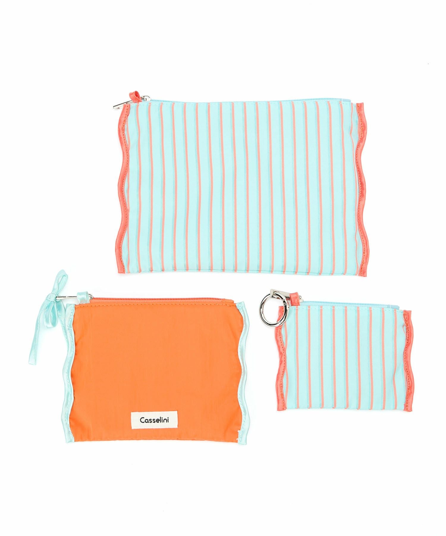 Casselini(キャセリーニ)ストライプポーチセット | CASSELINI ONLINE SHOP