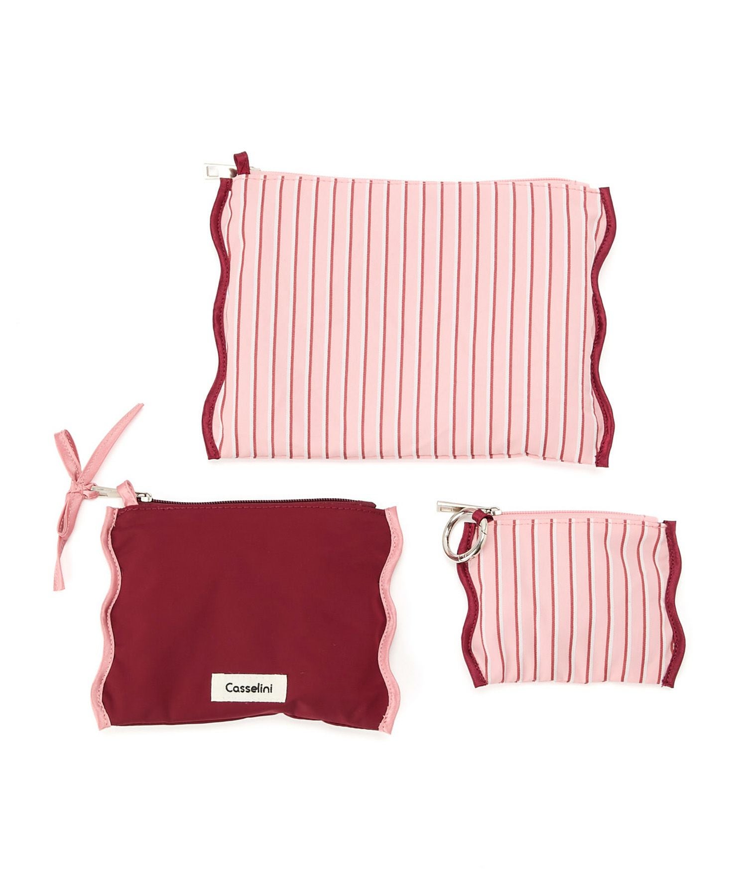 Casselini(キャセリーニ)ストライプポーチセット | CASSELINI ONLINE SHOP Casselini(キャセリーニ)ストライプポーチセット | CASSELINI ONLINE SHOP