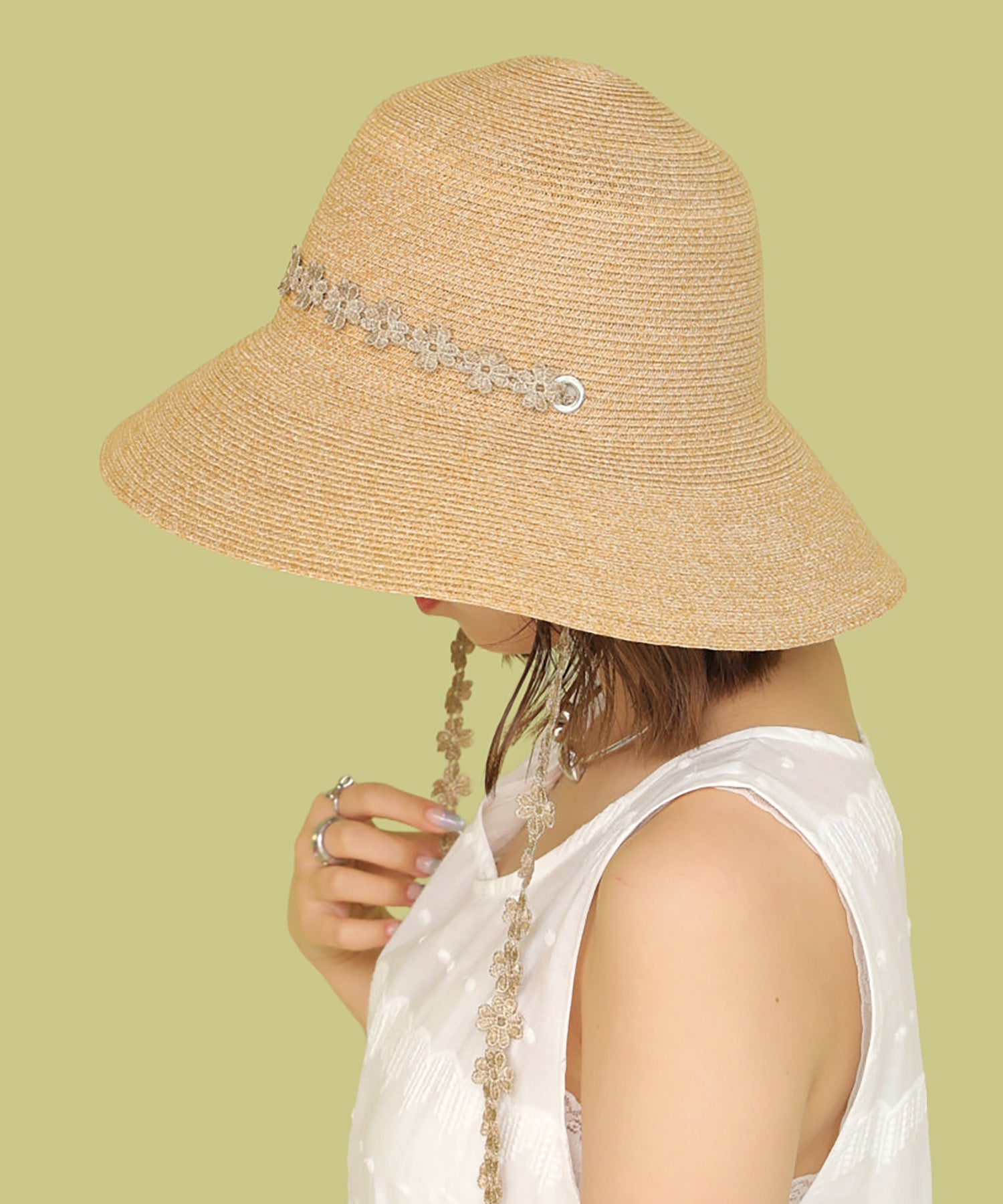 Casselini(キャセリーニ)フラワーレースハット | CASSELINI ONLINE SHOP