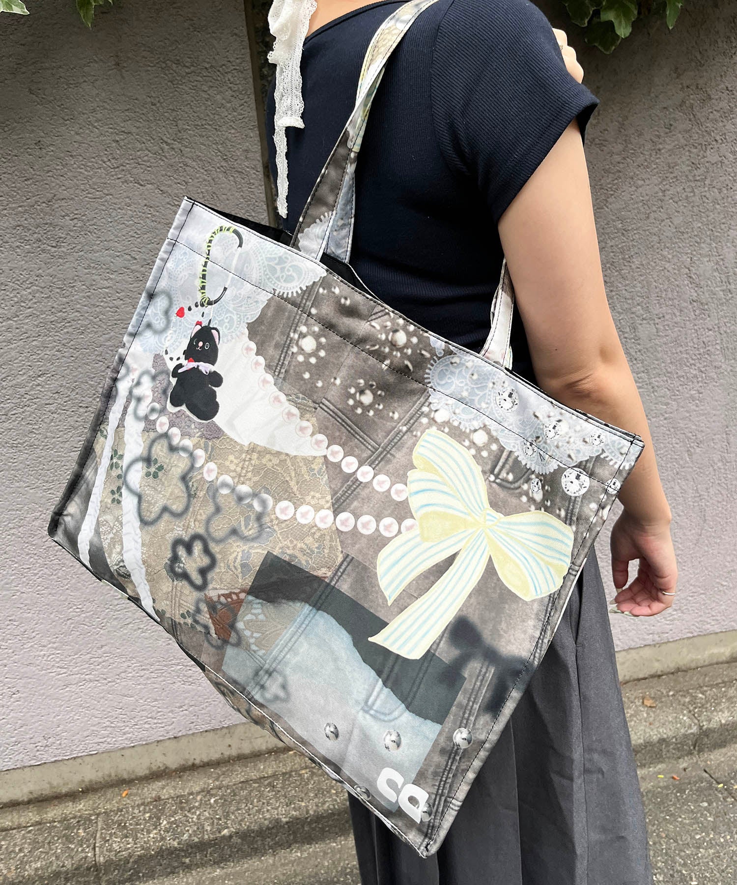 Many コラージュ Casselini(キャセリーニ)コラージュプリントトート | CASSELINI ONLINE