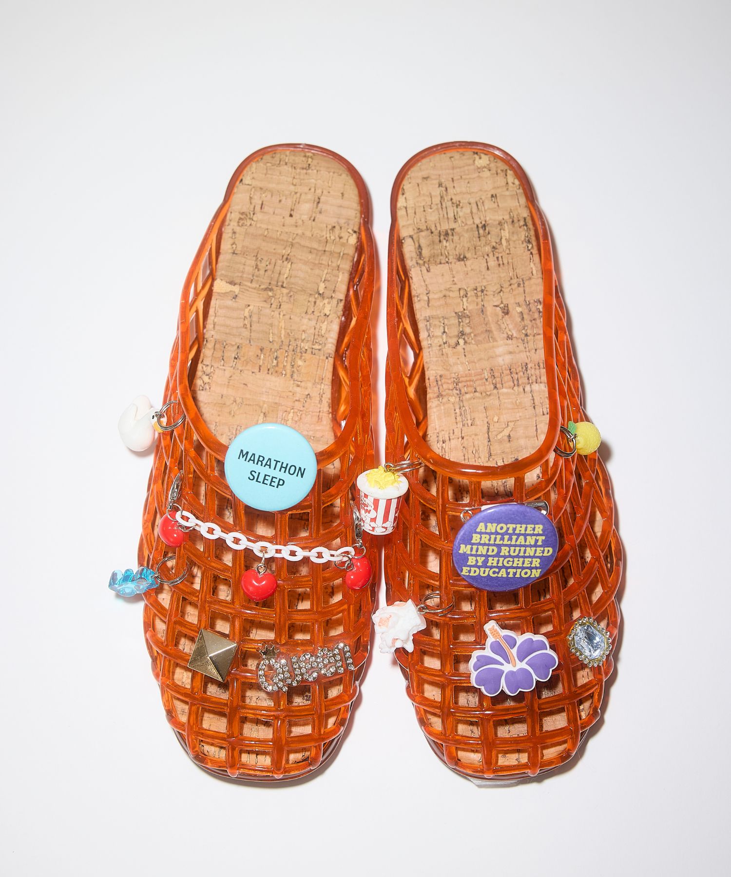 HEY! Mrs ROSE(ヘイ！ミセスローズ)Custom charm Sandals | CASSELINI