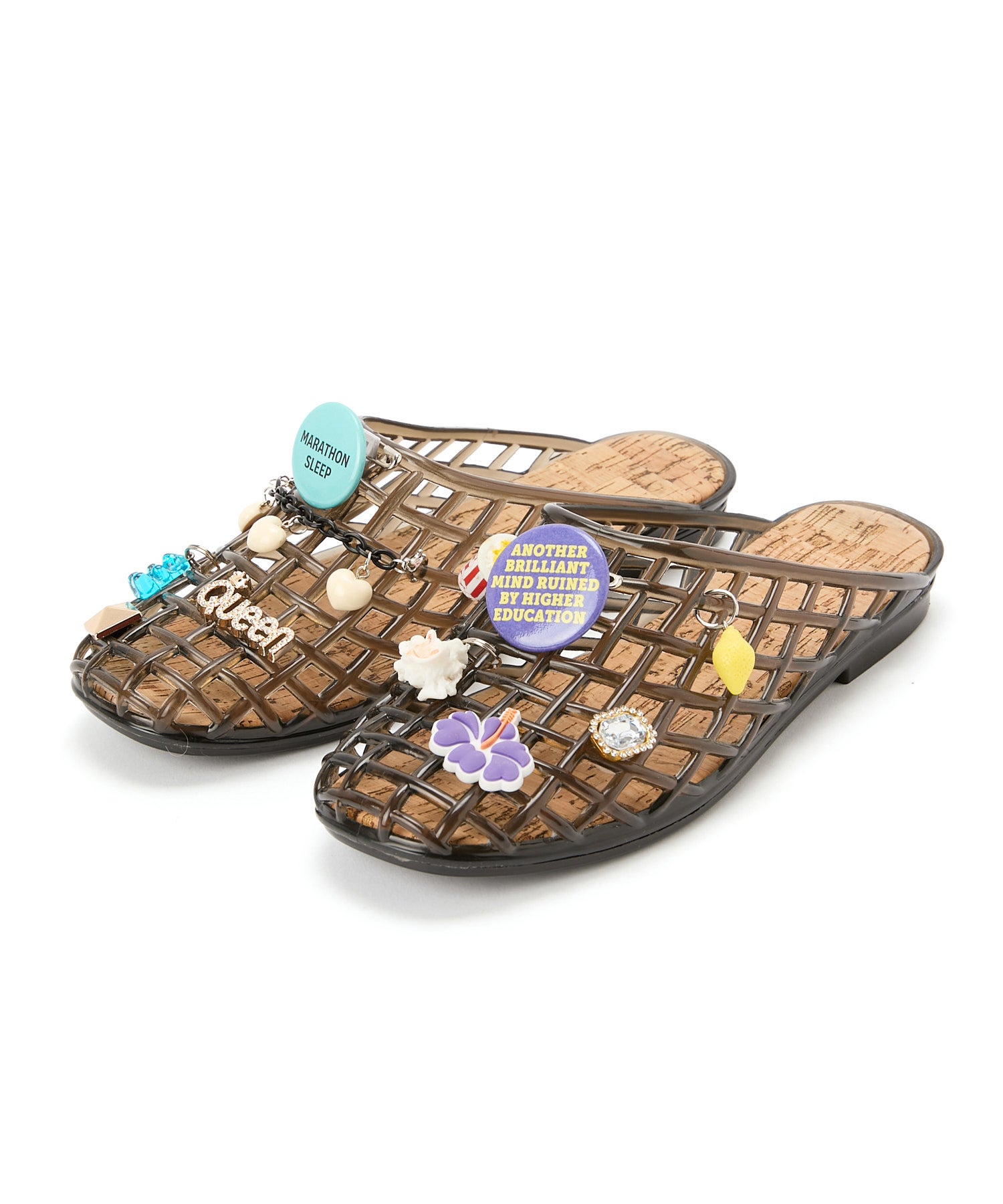 HEY! Mrs ROSE(ヘイ！ミセスローズ)Custom charm Sandals＜3月中旬発送