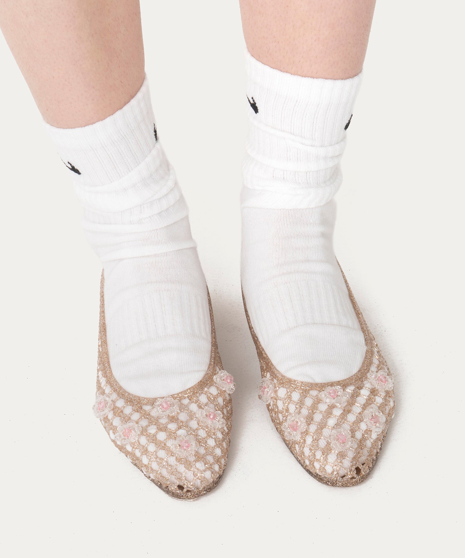 HEY! Mrs ROSE(ヘイ！ミセスローズ)Tiny Beads Sandals | CASSELINI