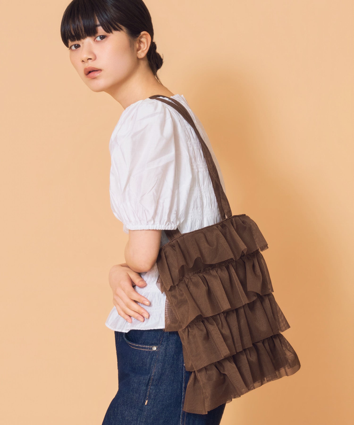 Casselini(キャセリーニ)メッシュフリルトート | CASSELINI ONLINE SHOP