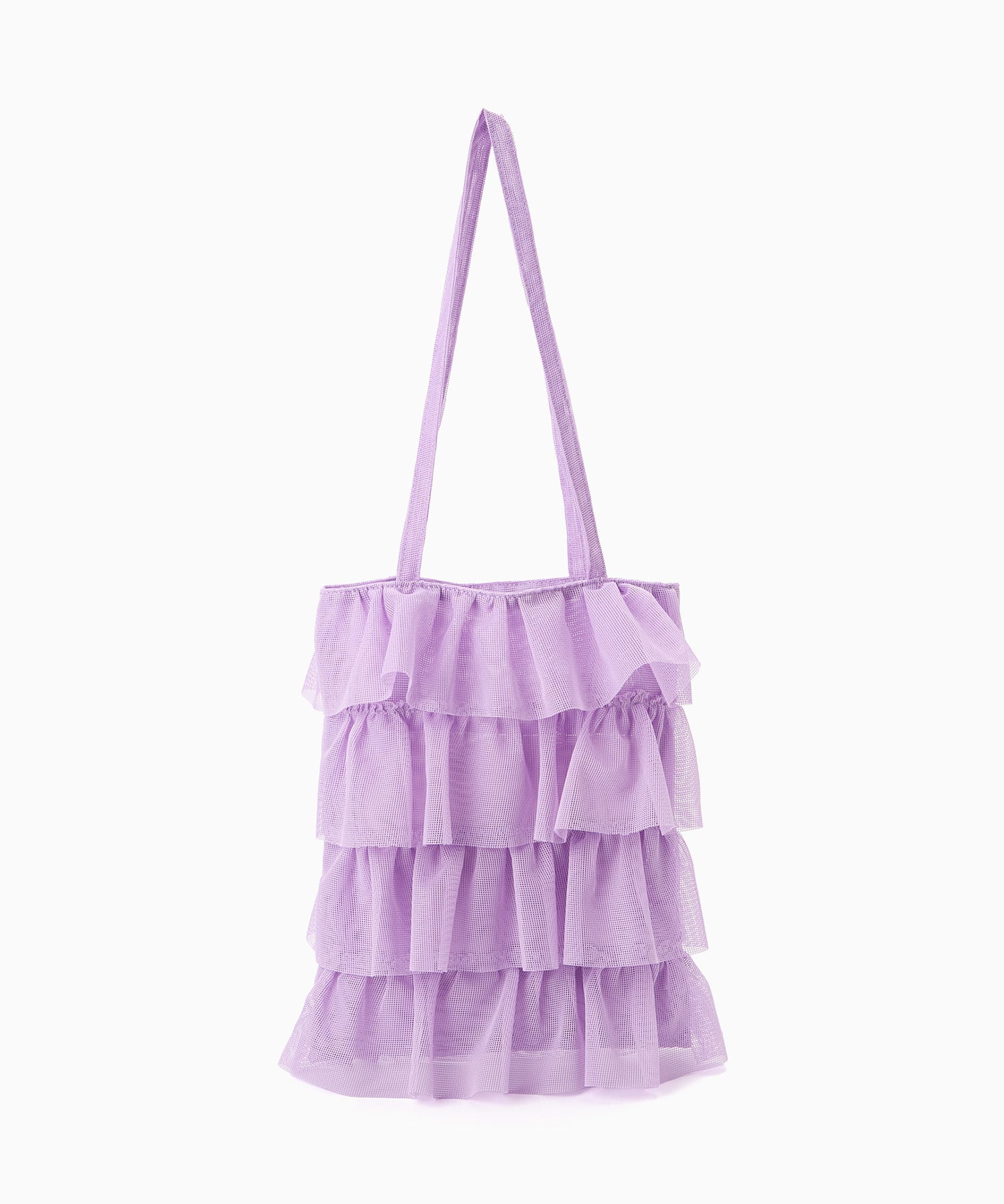Kgrace フリル付きメッシュ キャリーバッグ Sサイズ Casselini(キャセリーニ)メッシュフリルトート | CASSELINI ONLINE SHOP