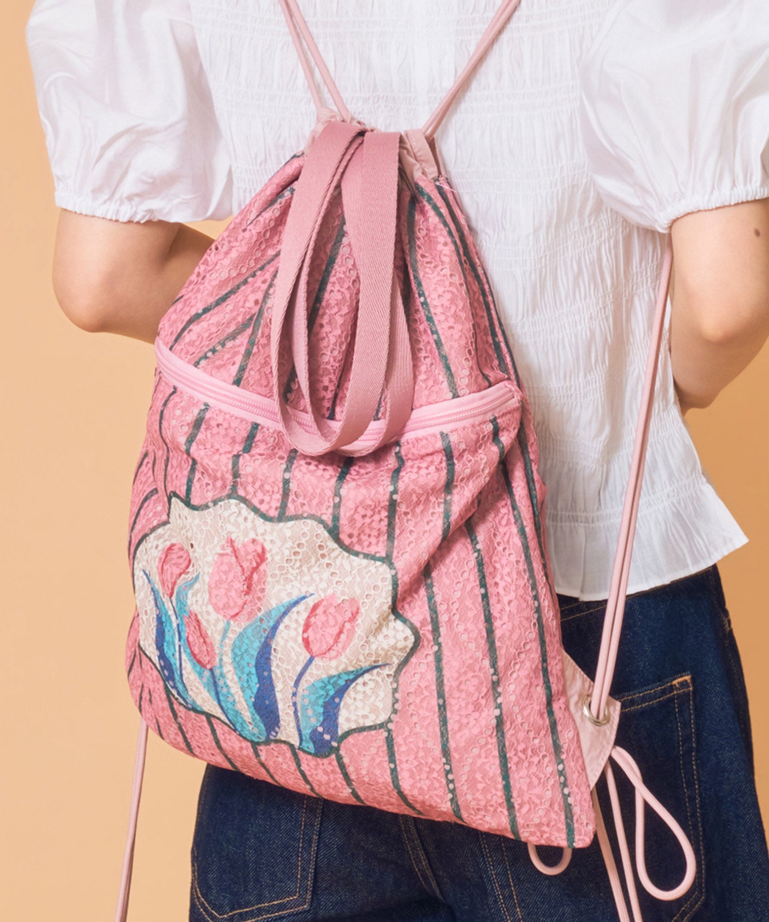 Casselini(キャセリーニ)レースチューリップナップサック | CASSELINI