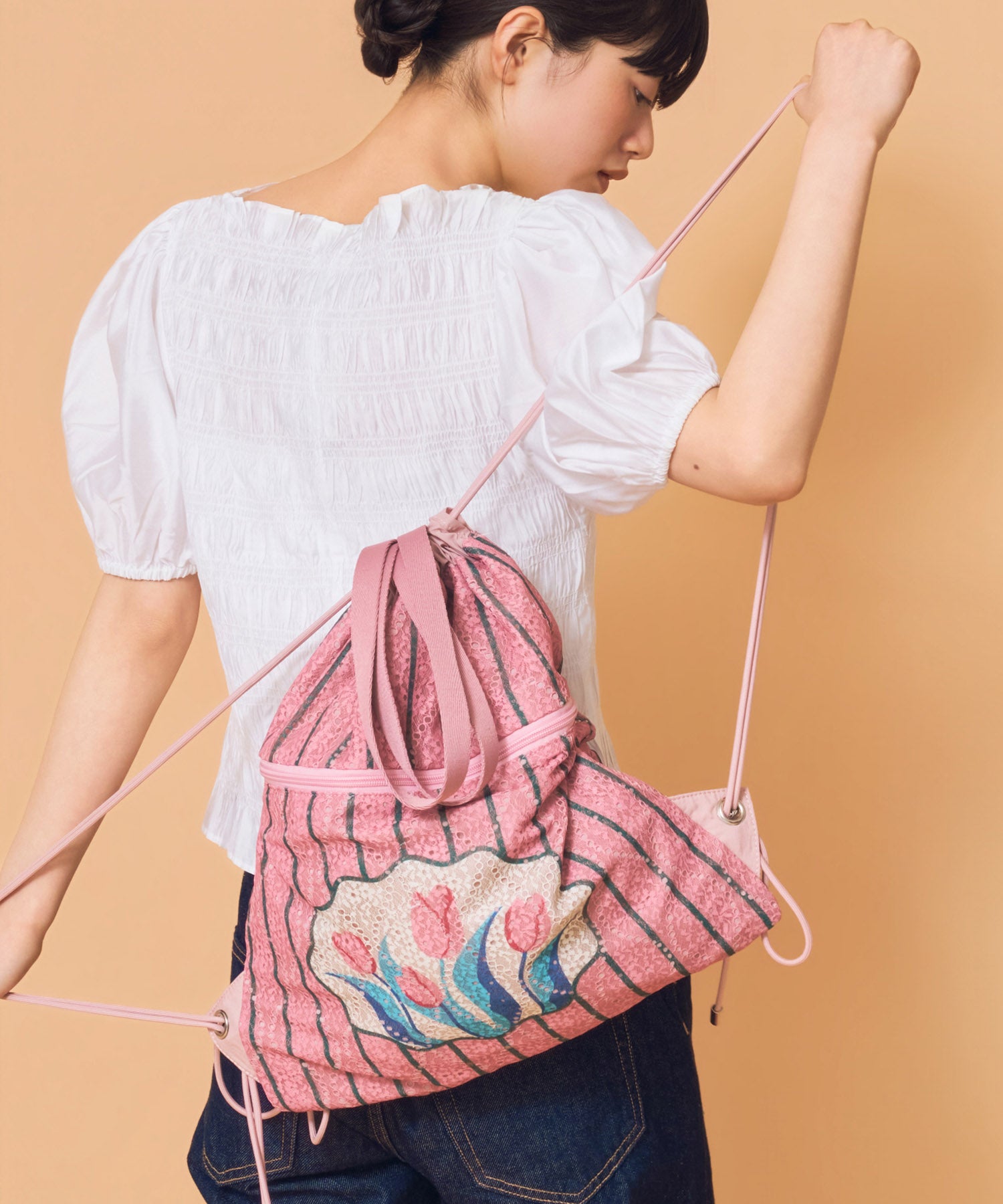 Casselini(キャセリーニ)レースチューリップナップサック | CASSELINI
