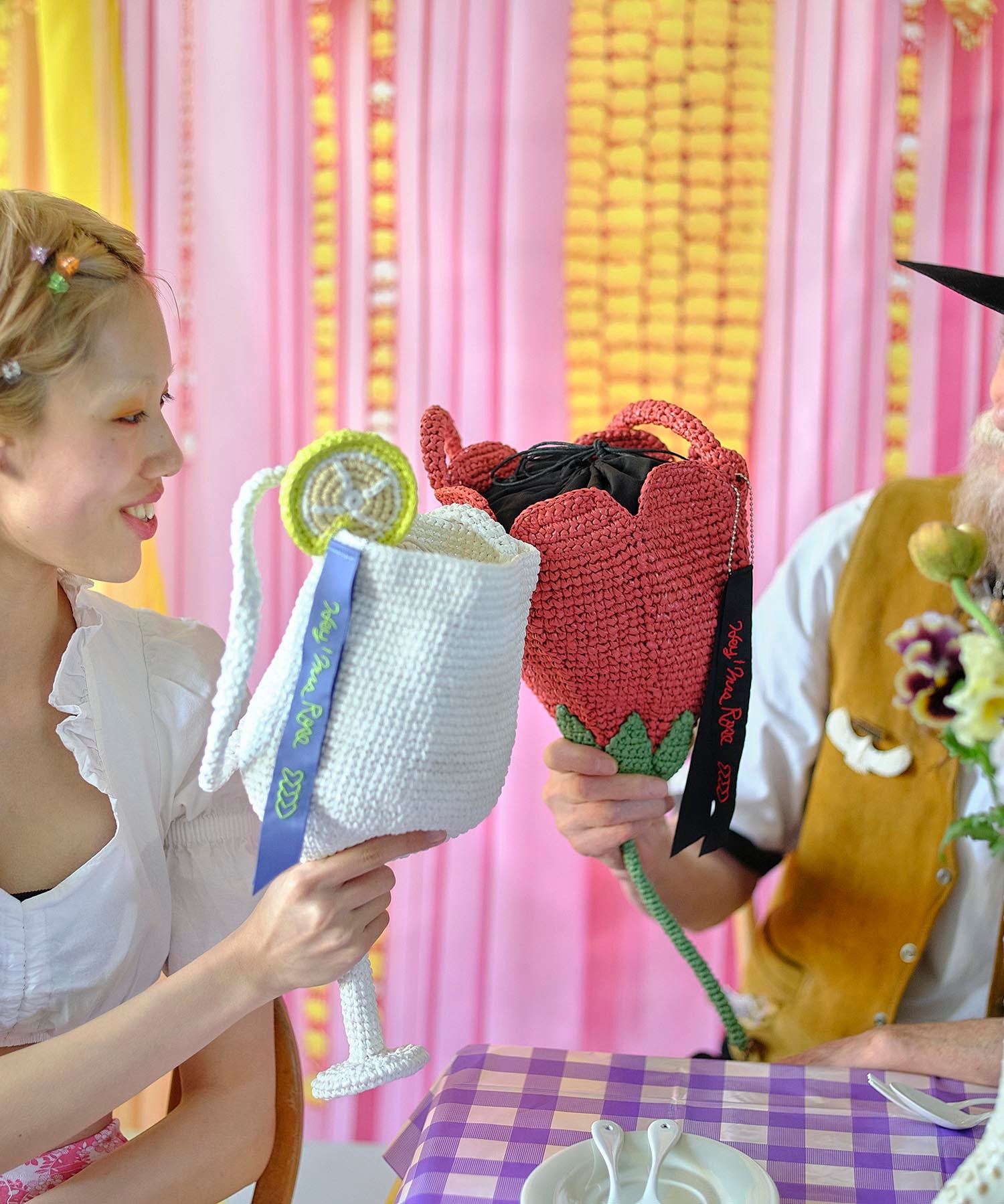 HEY! Mrs ROSE(ヘイ！ミセスローズ)Happy crochet Basket | CASSELINI