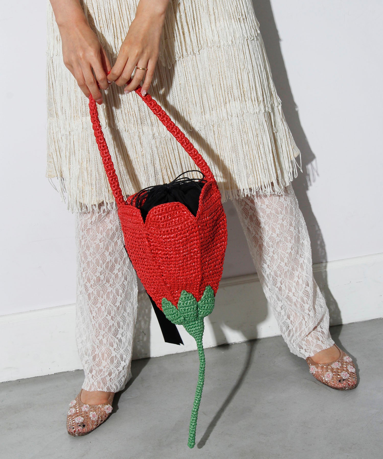 HEY! Mrs ROSE(ヘイ！ミセスローズ)Happy crochet Basket | CASSELINI