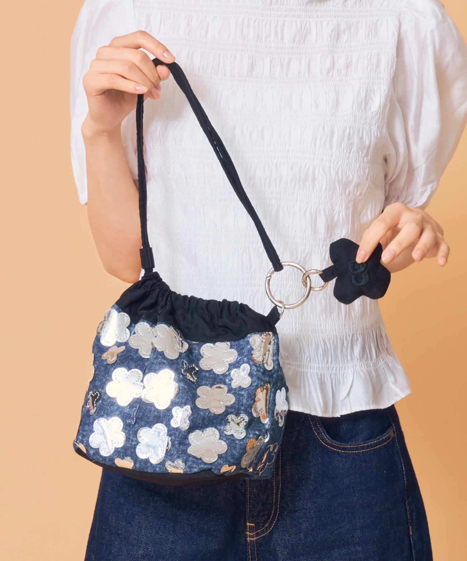Casselini(キャセリーニ)フラワーデニムパース | CASSELINI ONLINE SHOP