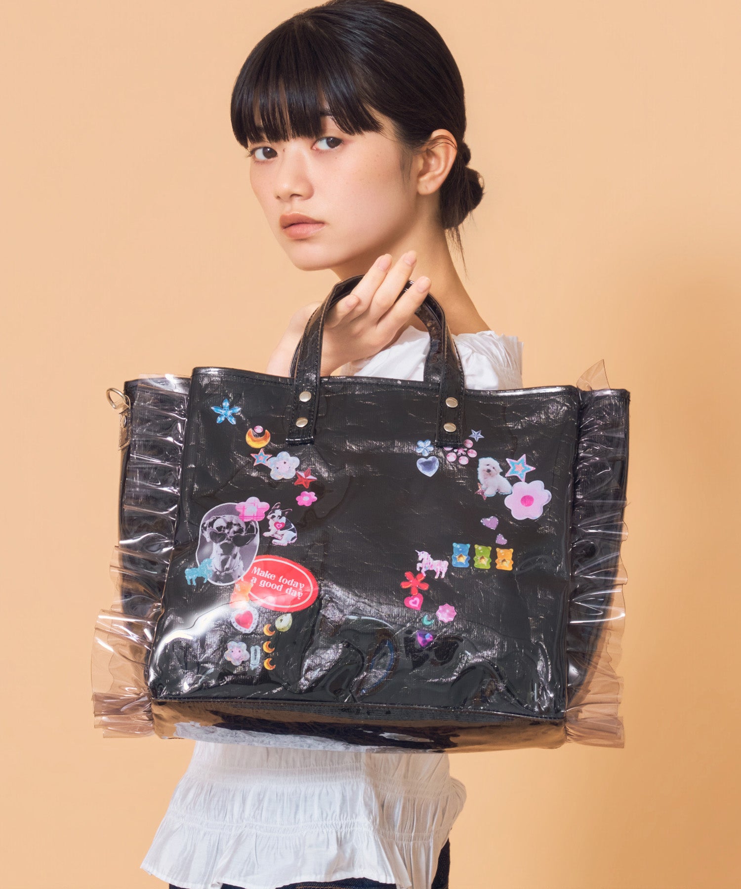 Casselini(キャセリーニ)PVCフリルトート | CASSELINI ONLINE SHOP