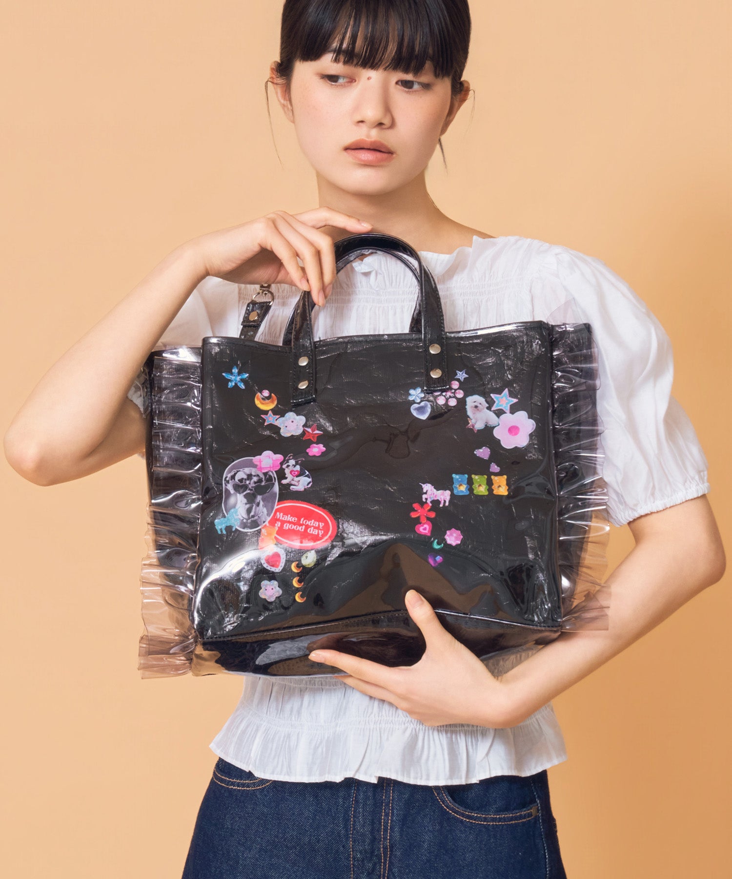 Casselini(キャセリーニ)PVCフリルトート | CASSELINI ONLINE SHOP