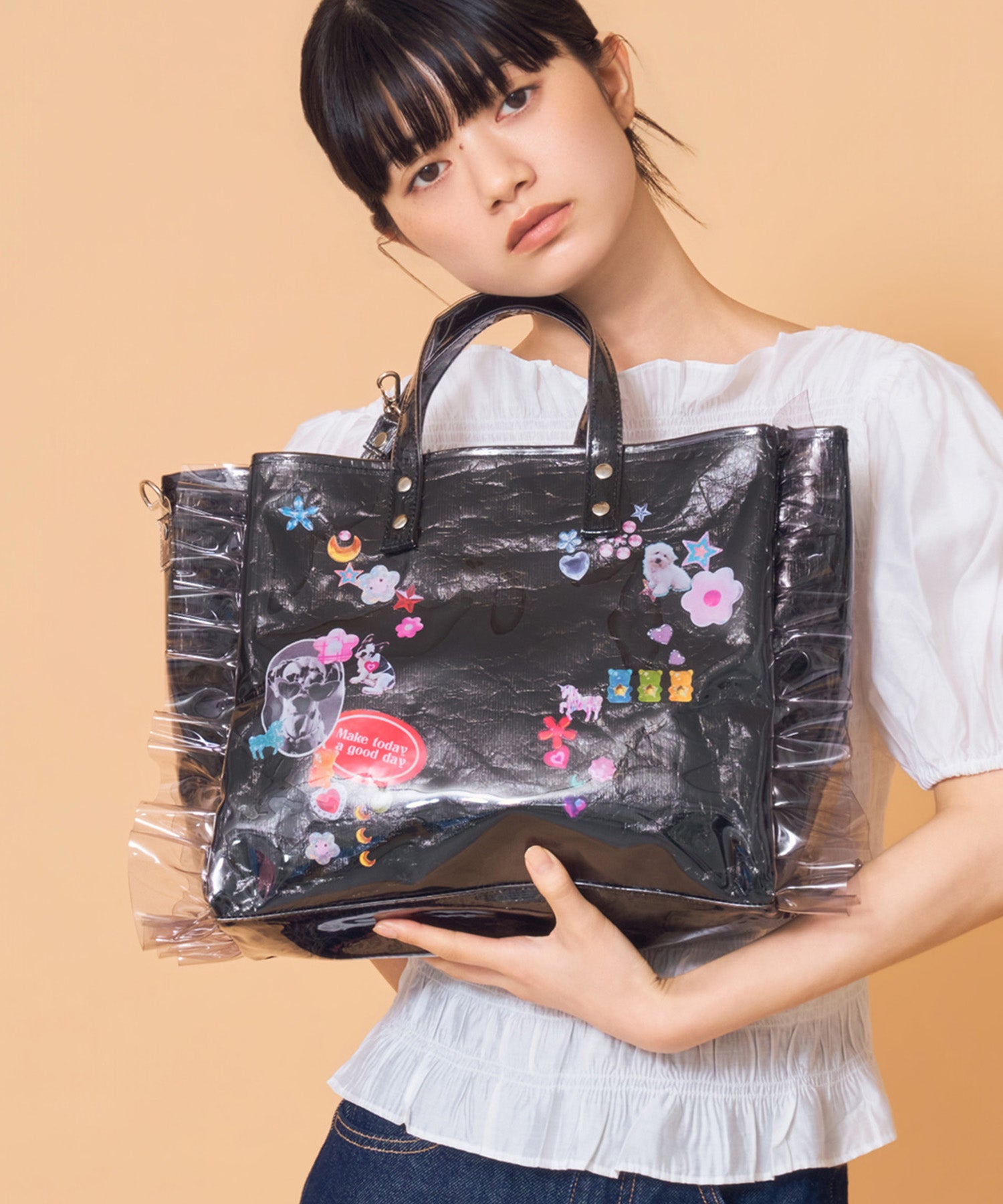 Casselini(キャセリーニ)PVCフリルトート | CASSELINI ONLINE SHOP