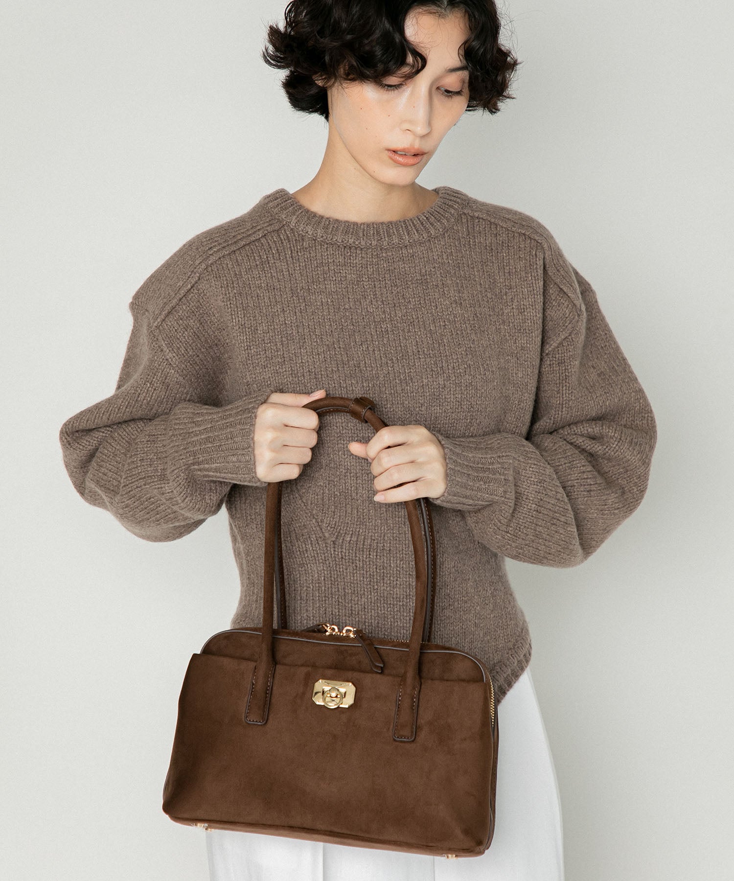LE VERNIS] Wide boston bag S | CASSELINI ONLINE SHOP