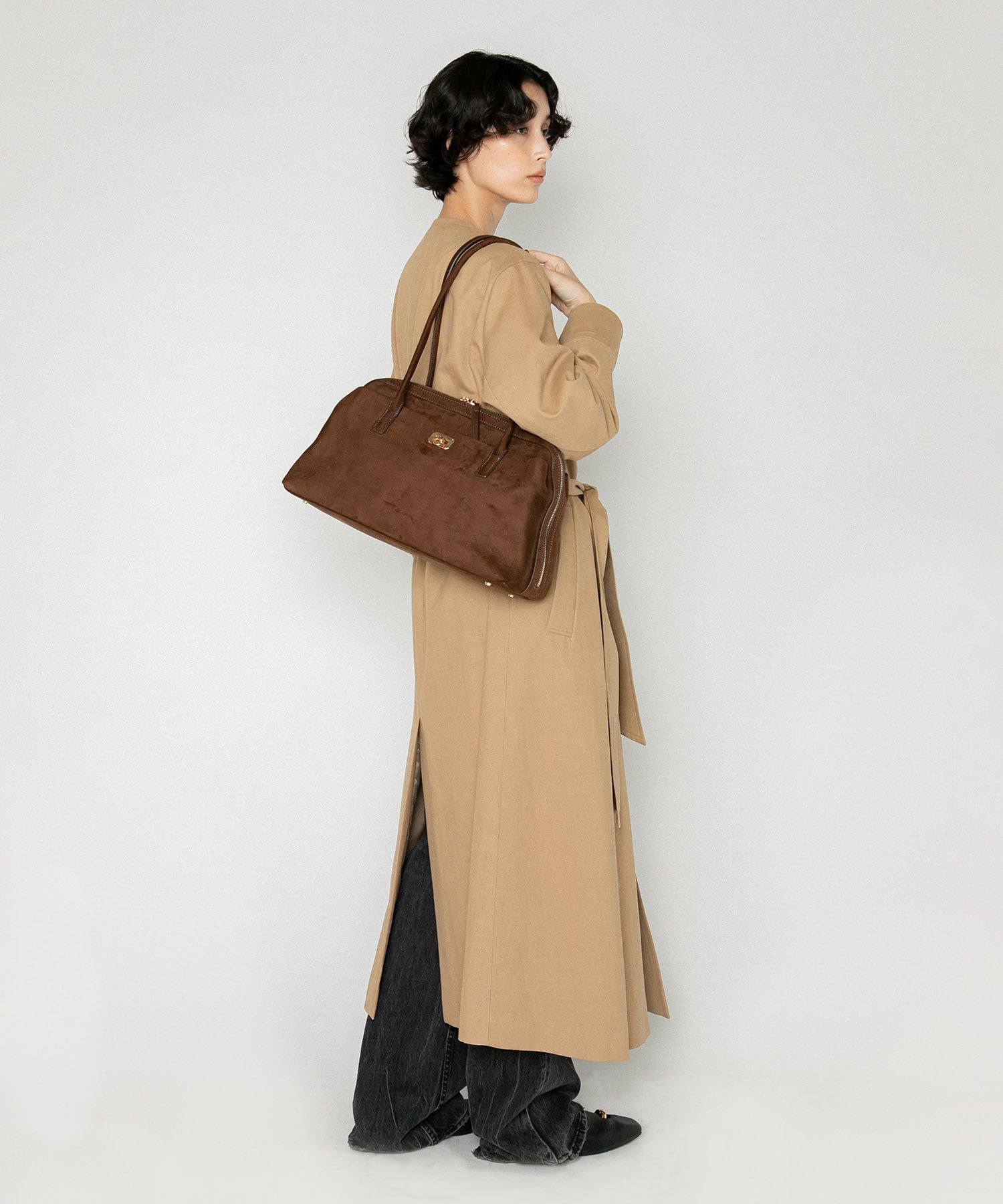LE VERNIS] Wide boston bag M | CASSELINI ONLINE SHOP