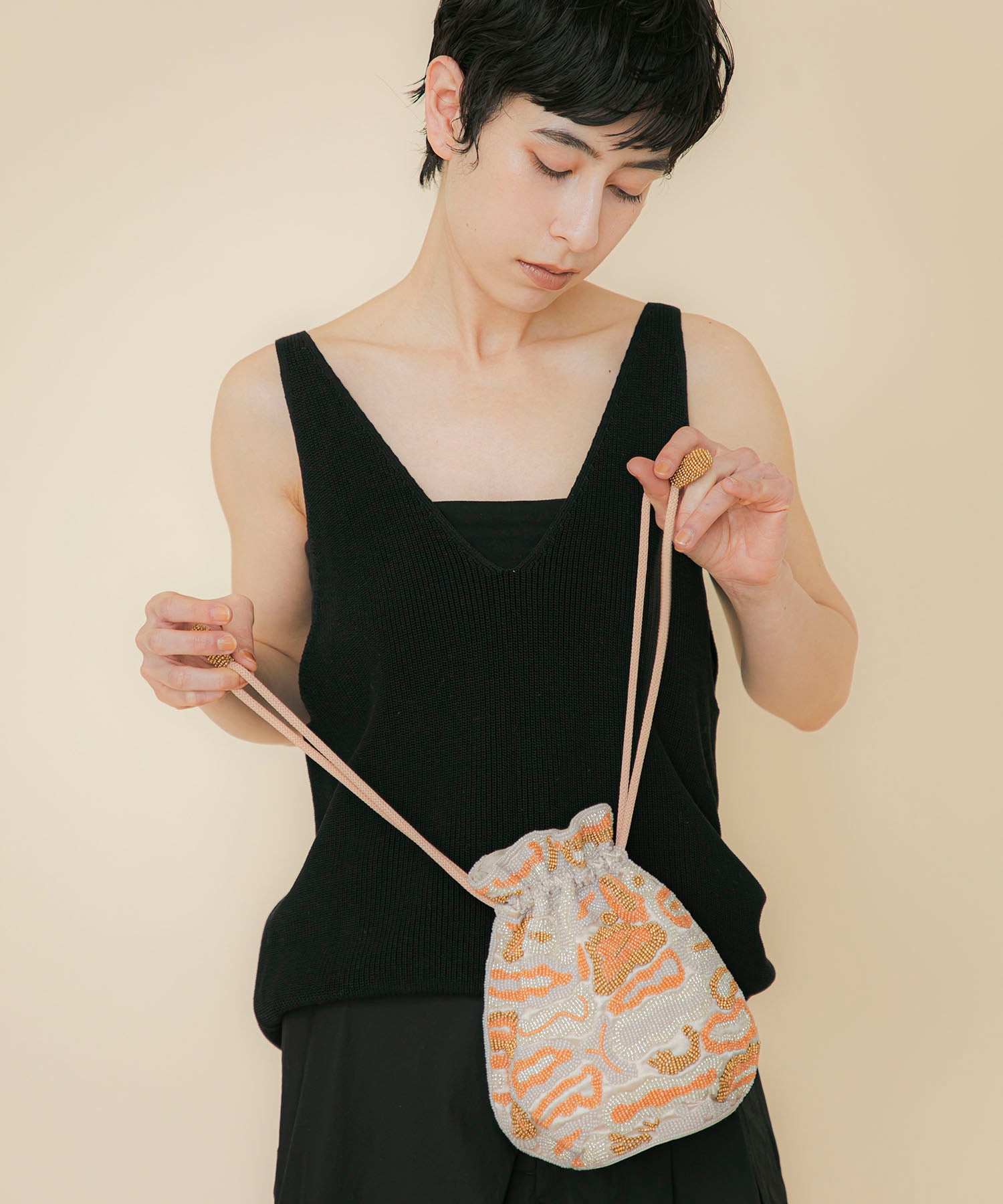 LE VERNIS] Beads marble bag | CASSELINI ONLINE SHOP