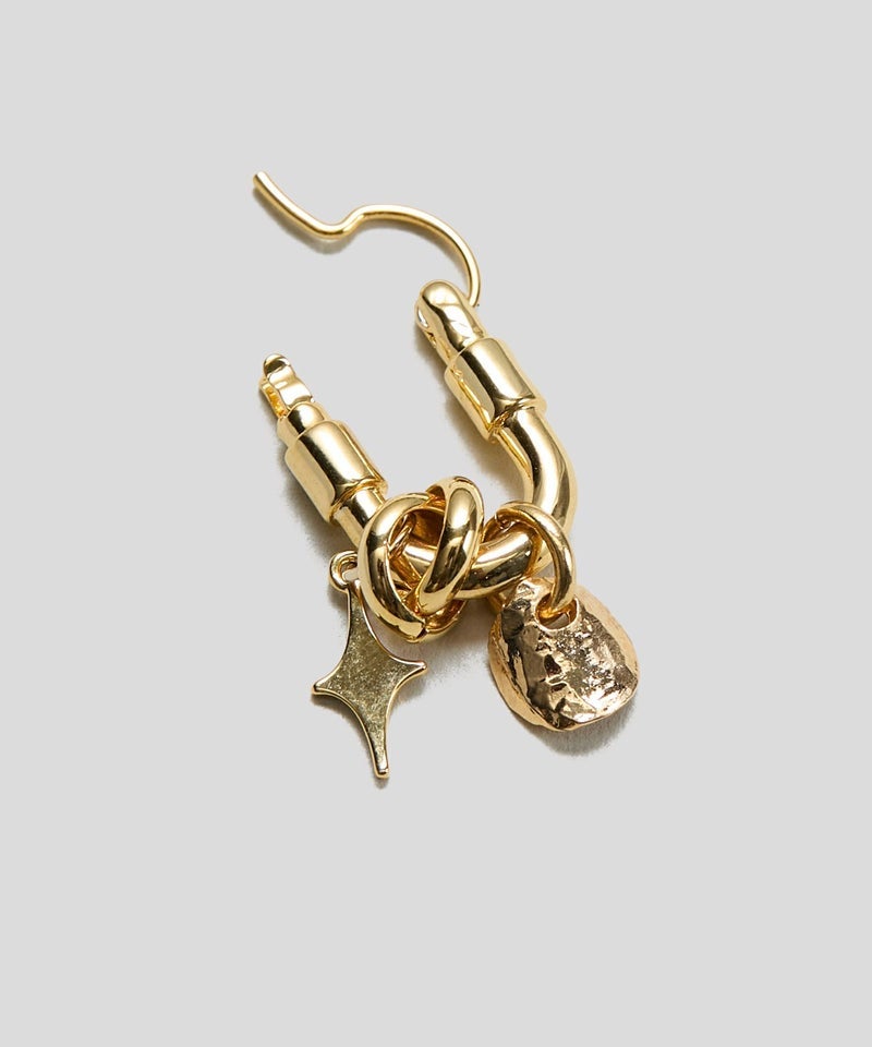追加生産】[LAPUIS] Sammy charm pierced earrings＜7月上旬発送予定