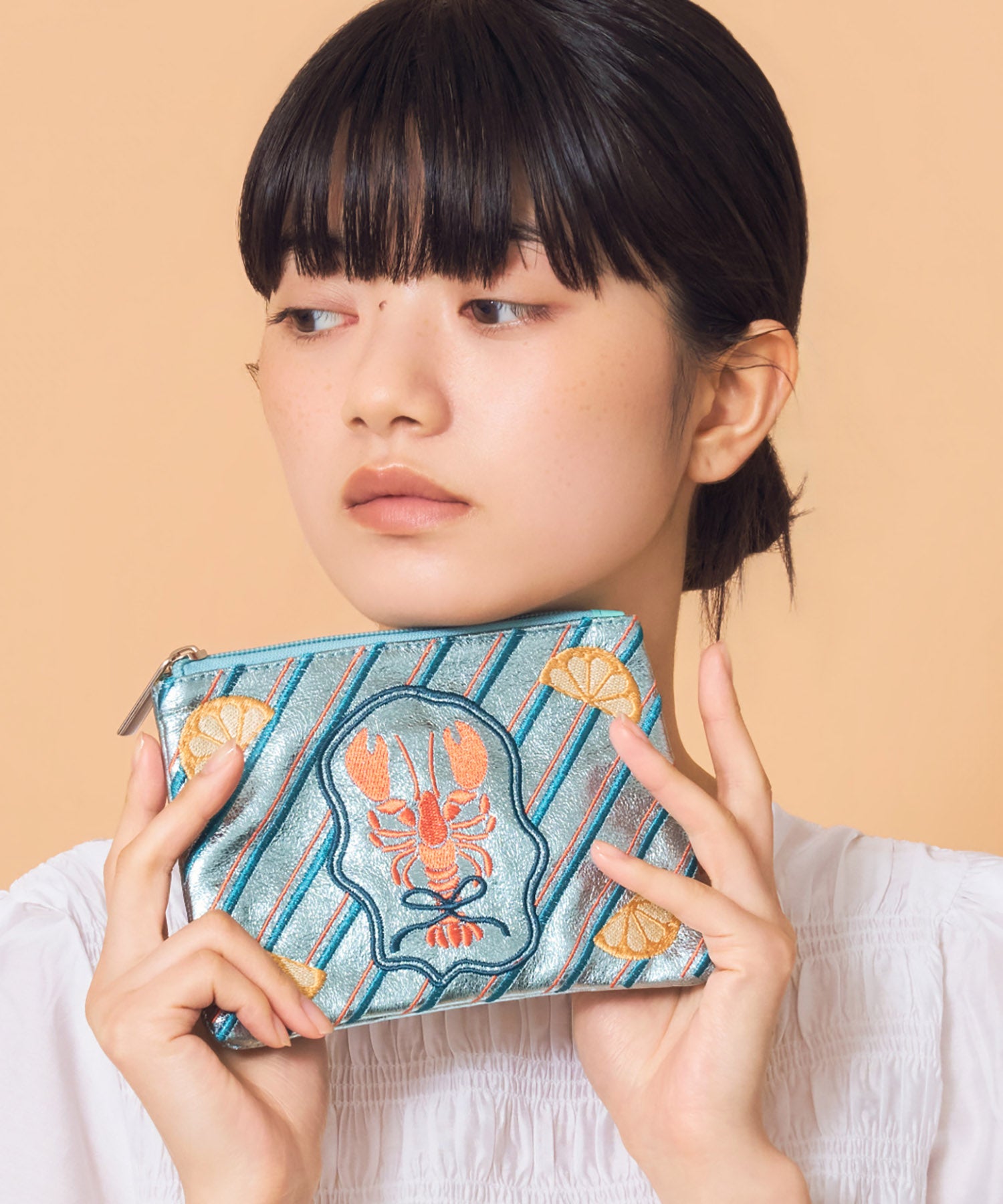 Casselini(キャセリーニ)メタリック刺繍ポーチ | CASSELINI ONLINE SHOP