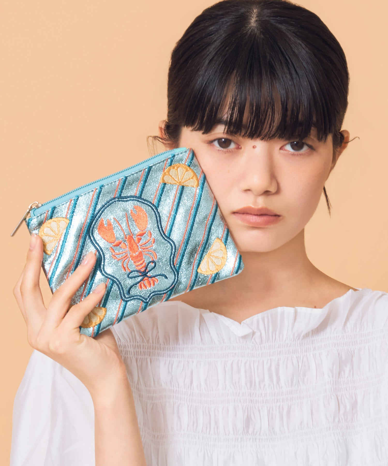 Casselini(キャセリーニ)メタリック刺繍ポーチ | CASSELINI ONLINE SHOP
