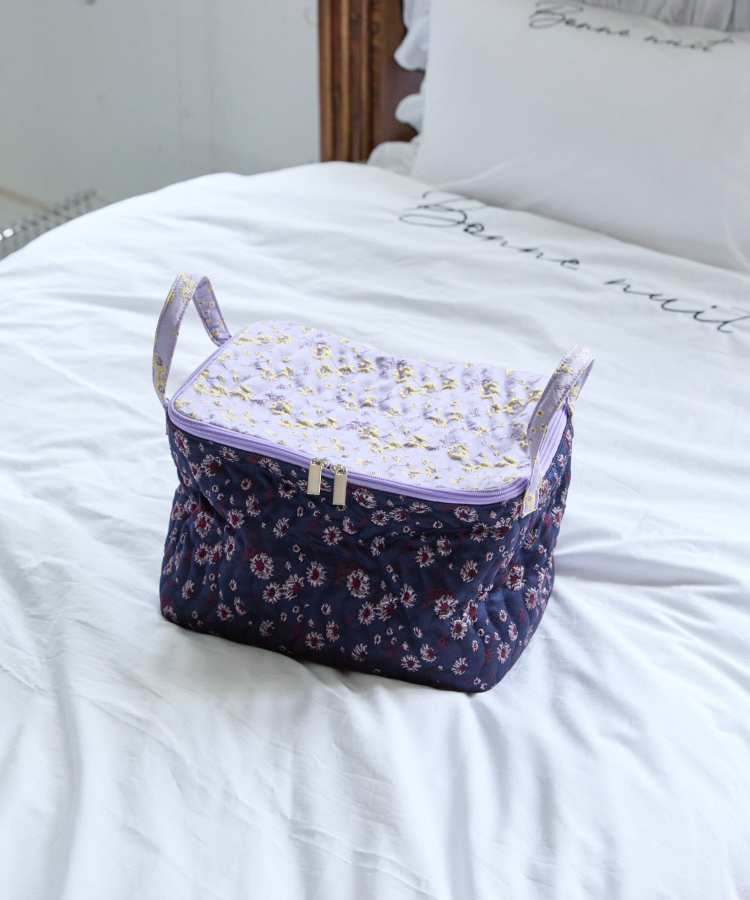 Casselini HOME(キャセリーニ ホーム)ジャガード収納バッグS
