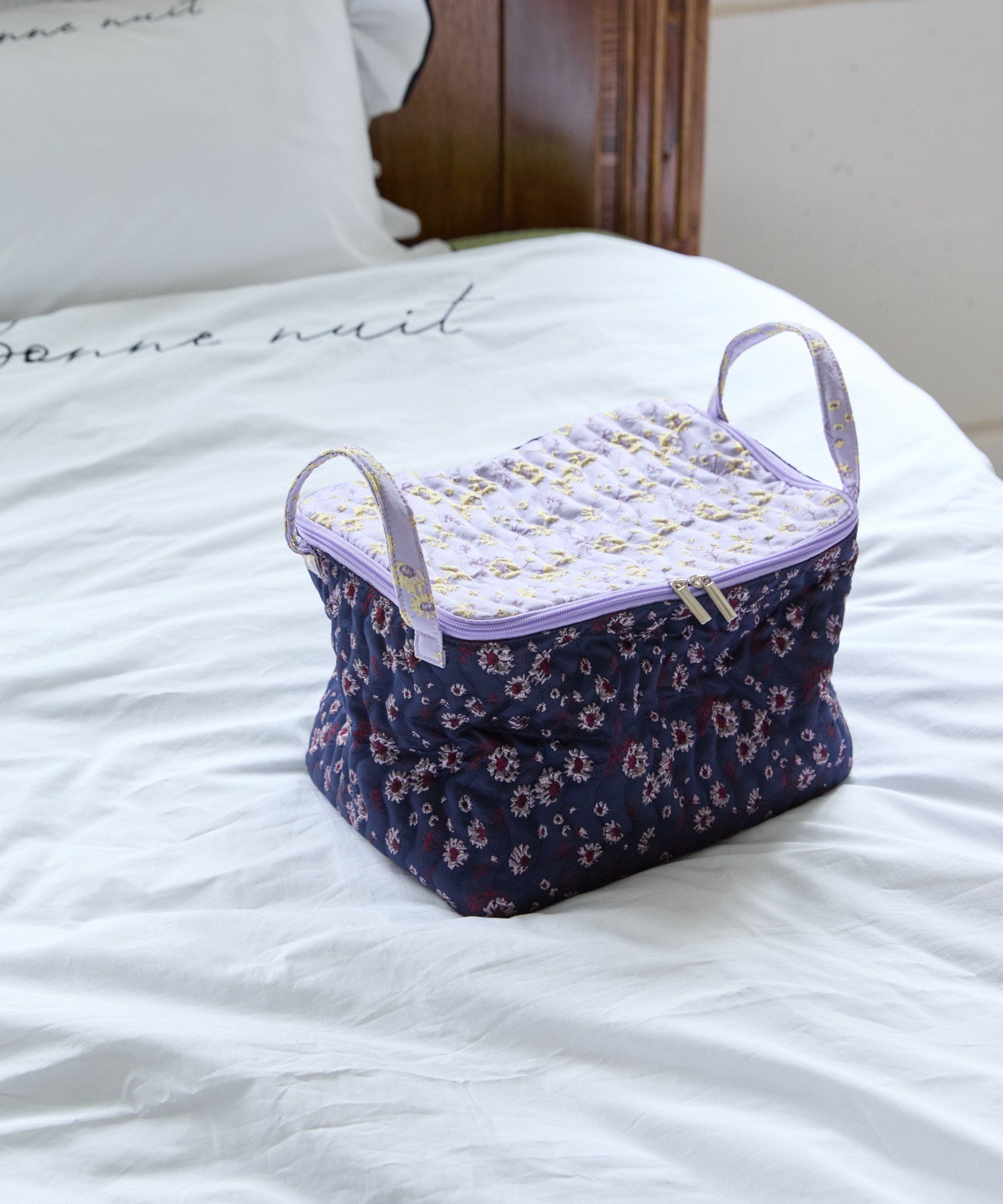 Casselini HOME(キャセリーニ ホーム)ジャガード収納バッグS