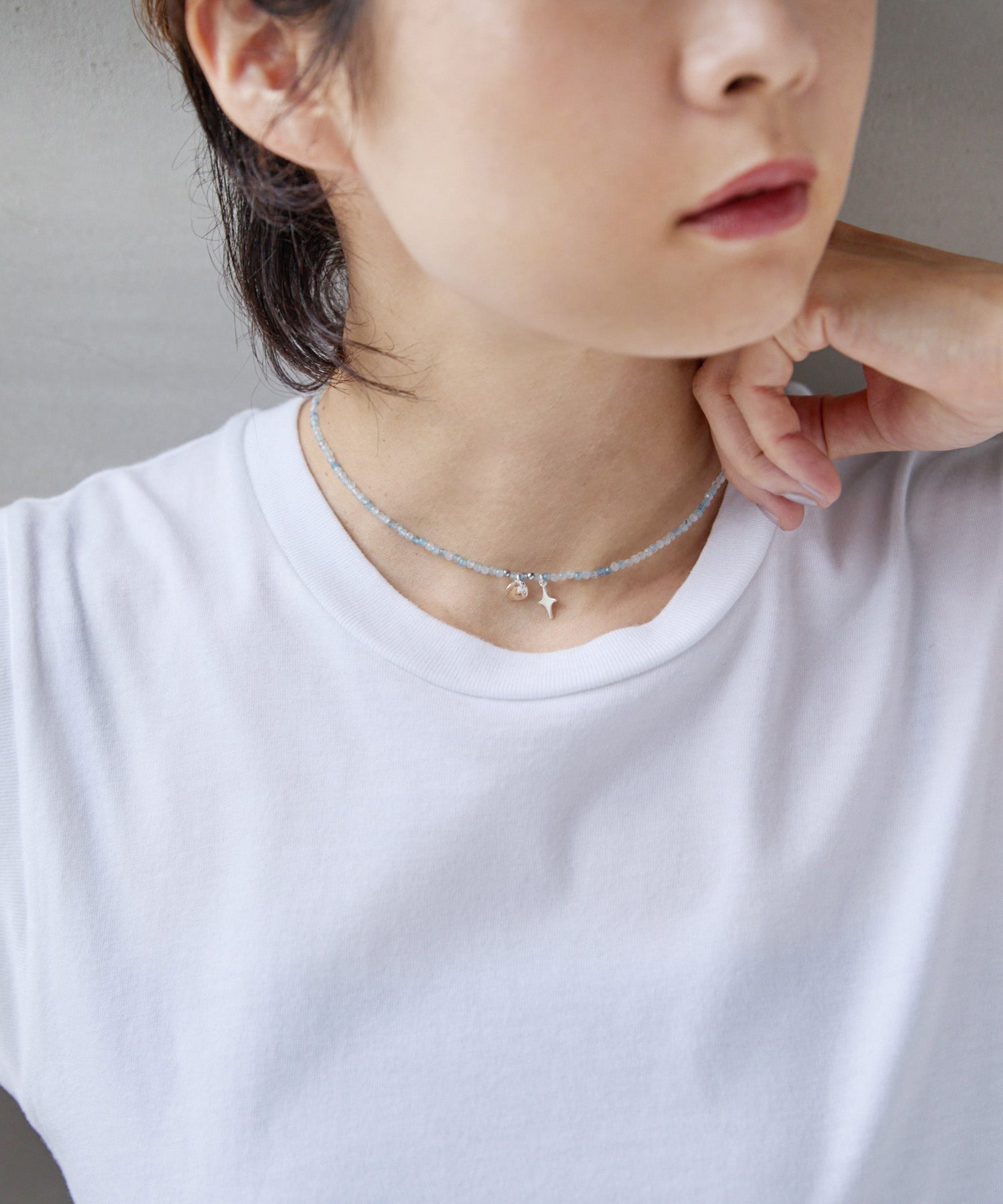 LAPUIS] Sammy gemstone necklace | CASSELINI ONLINE SHOP